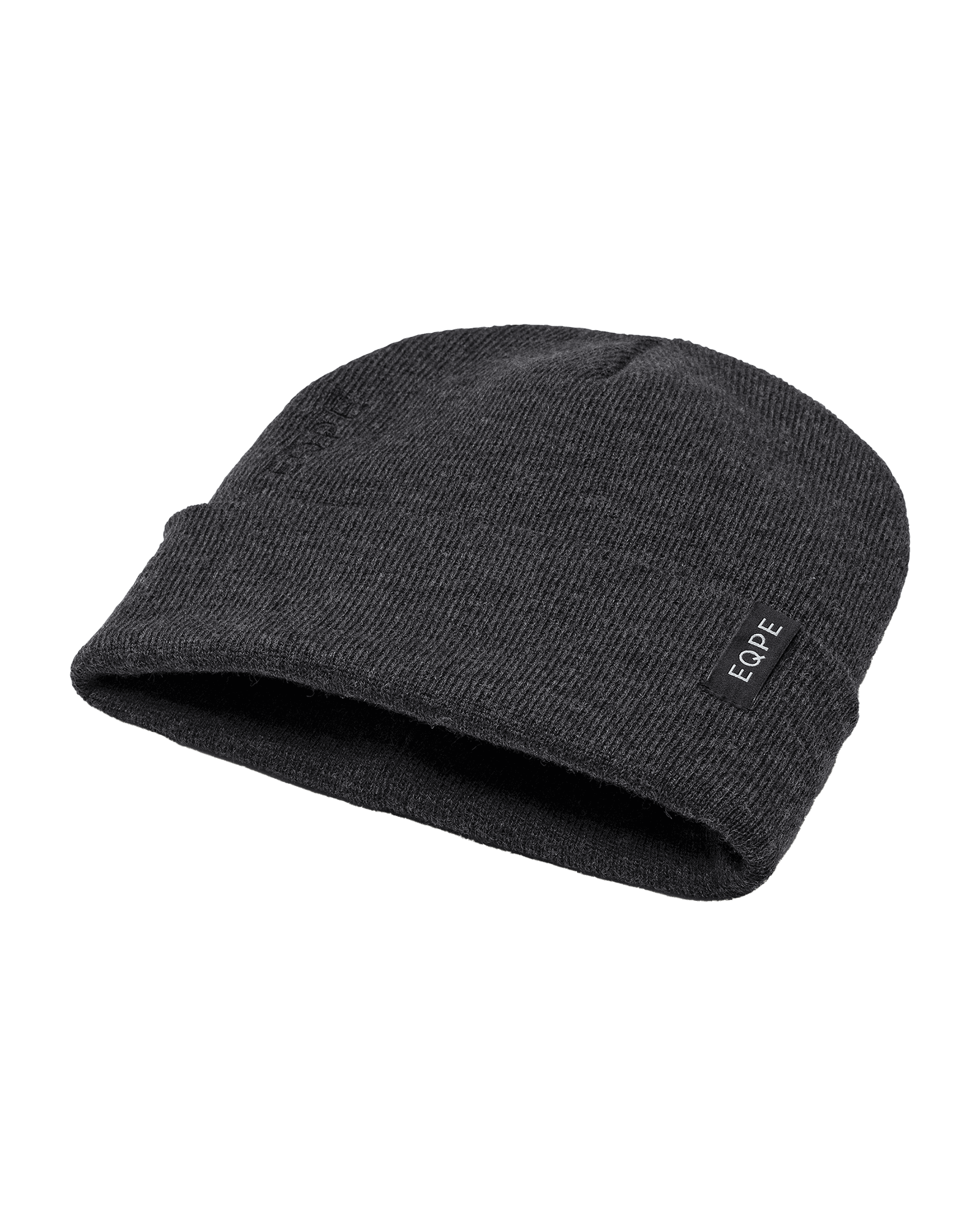 Åppås Foldable Beanie Deep Black Melange