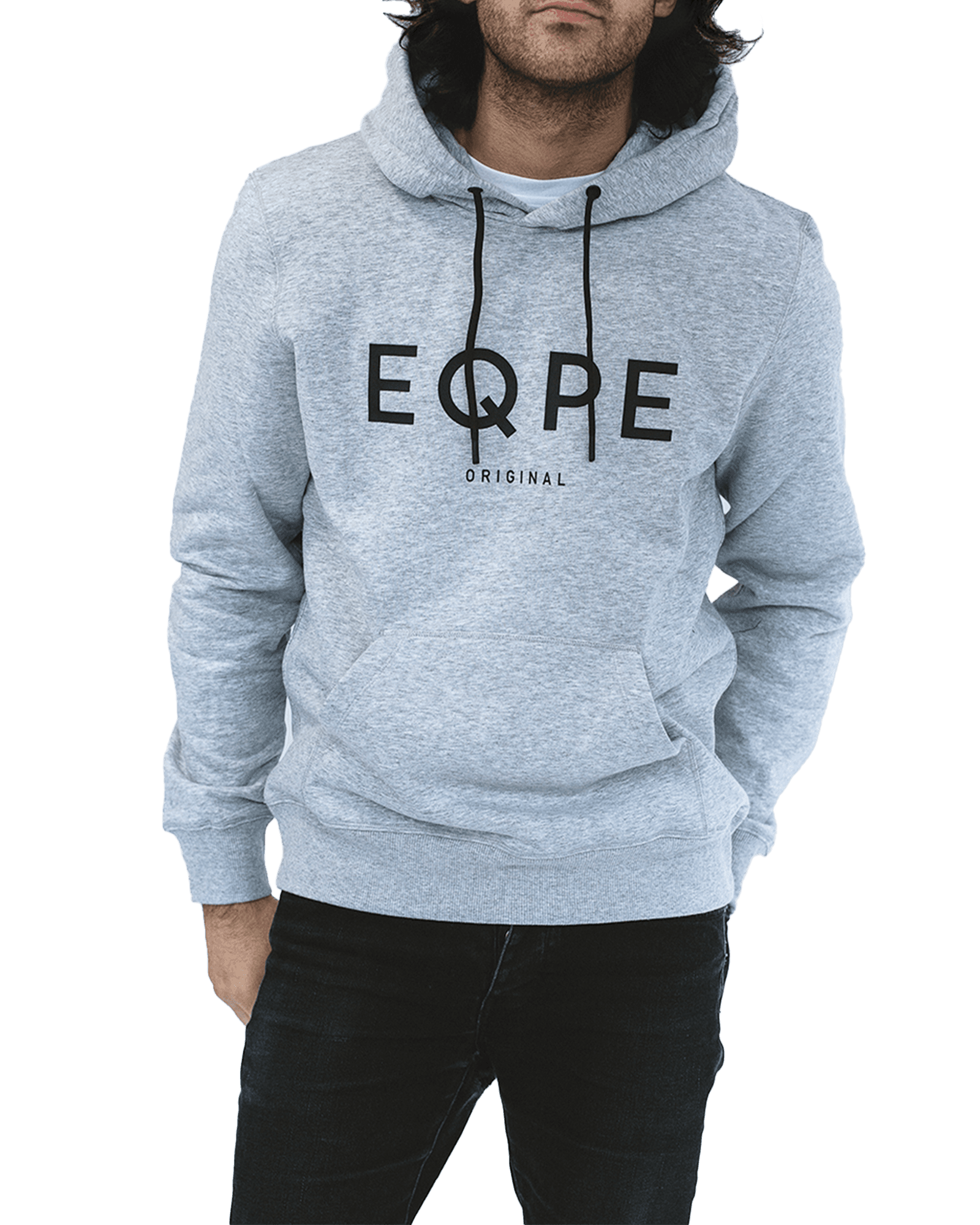 Slack Hood M Grey Melange