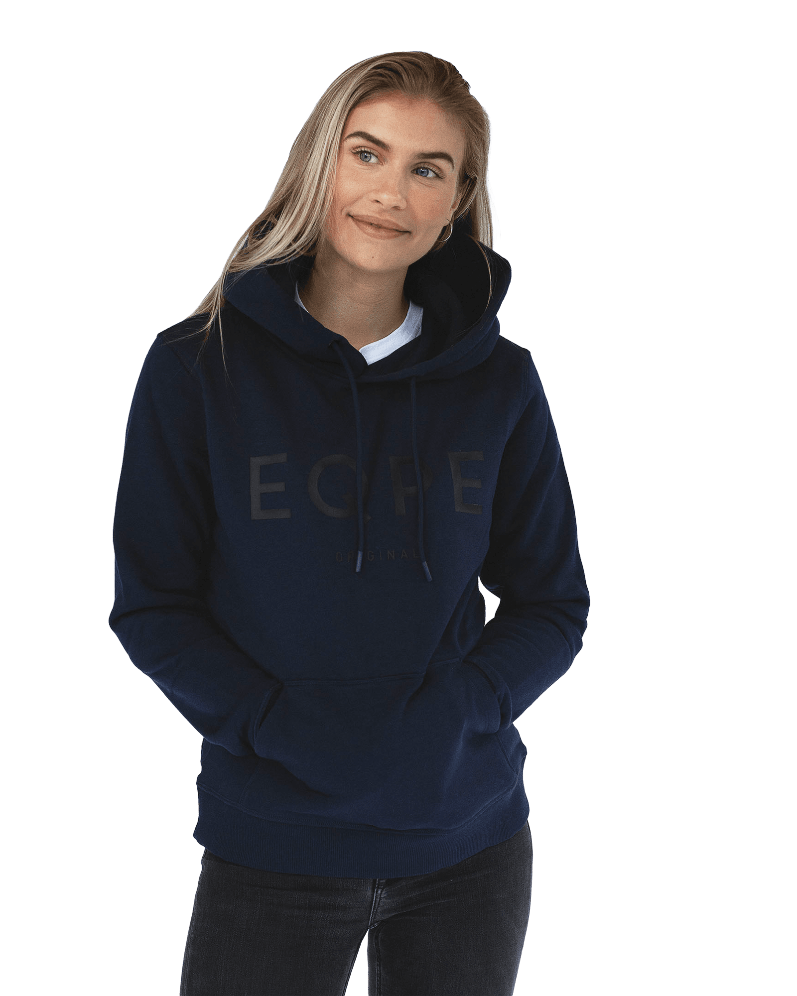 Slack Hood W Dark Navy