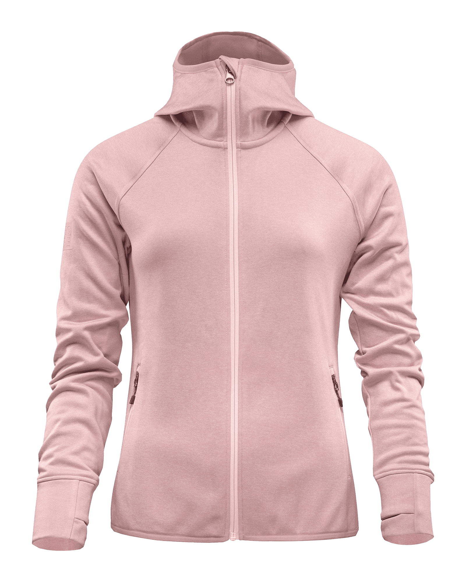 Gida Fleece Hood W Pale Rose Melange