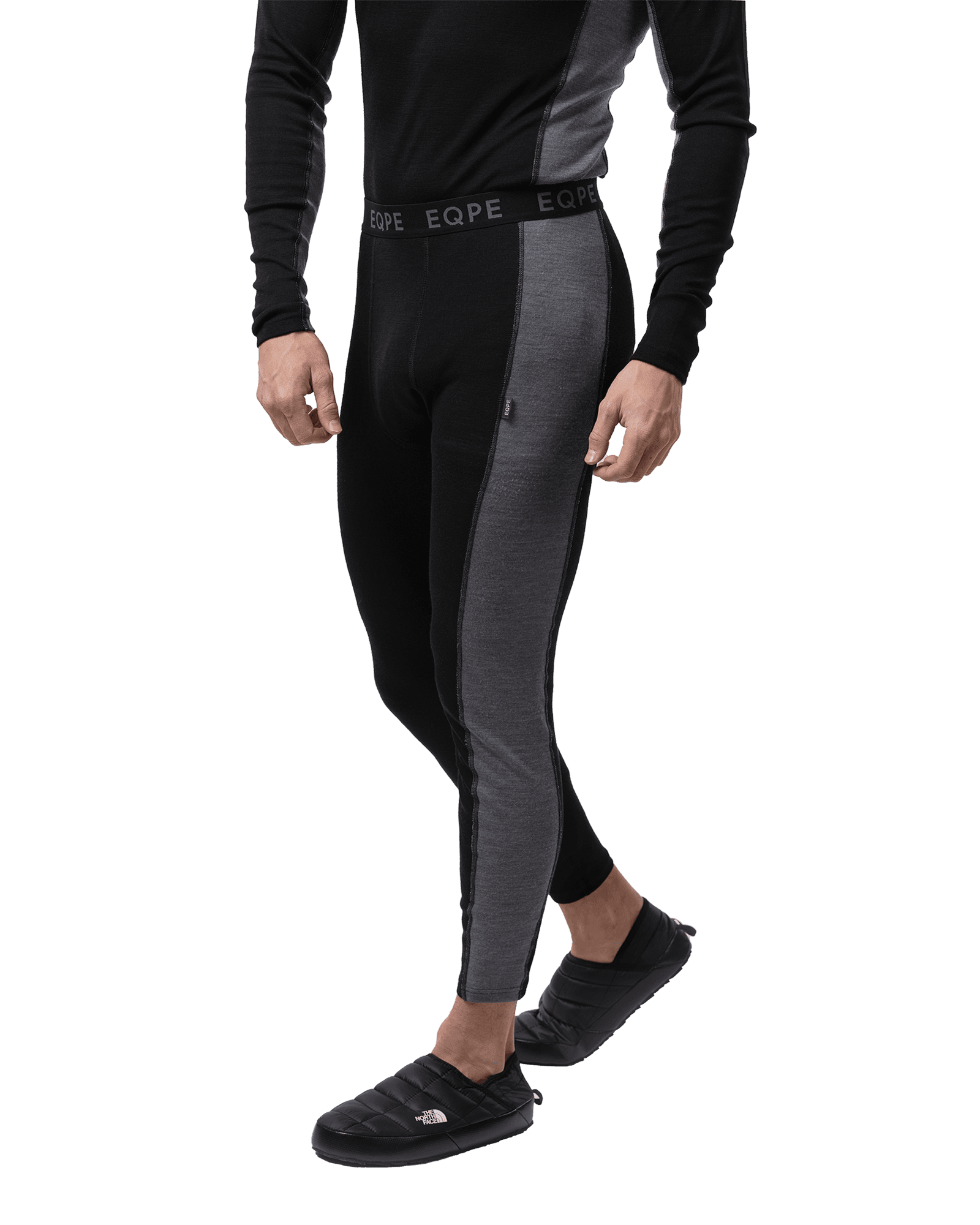 Aniu Wool Pant M Deep Black/Grey Melange