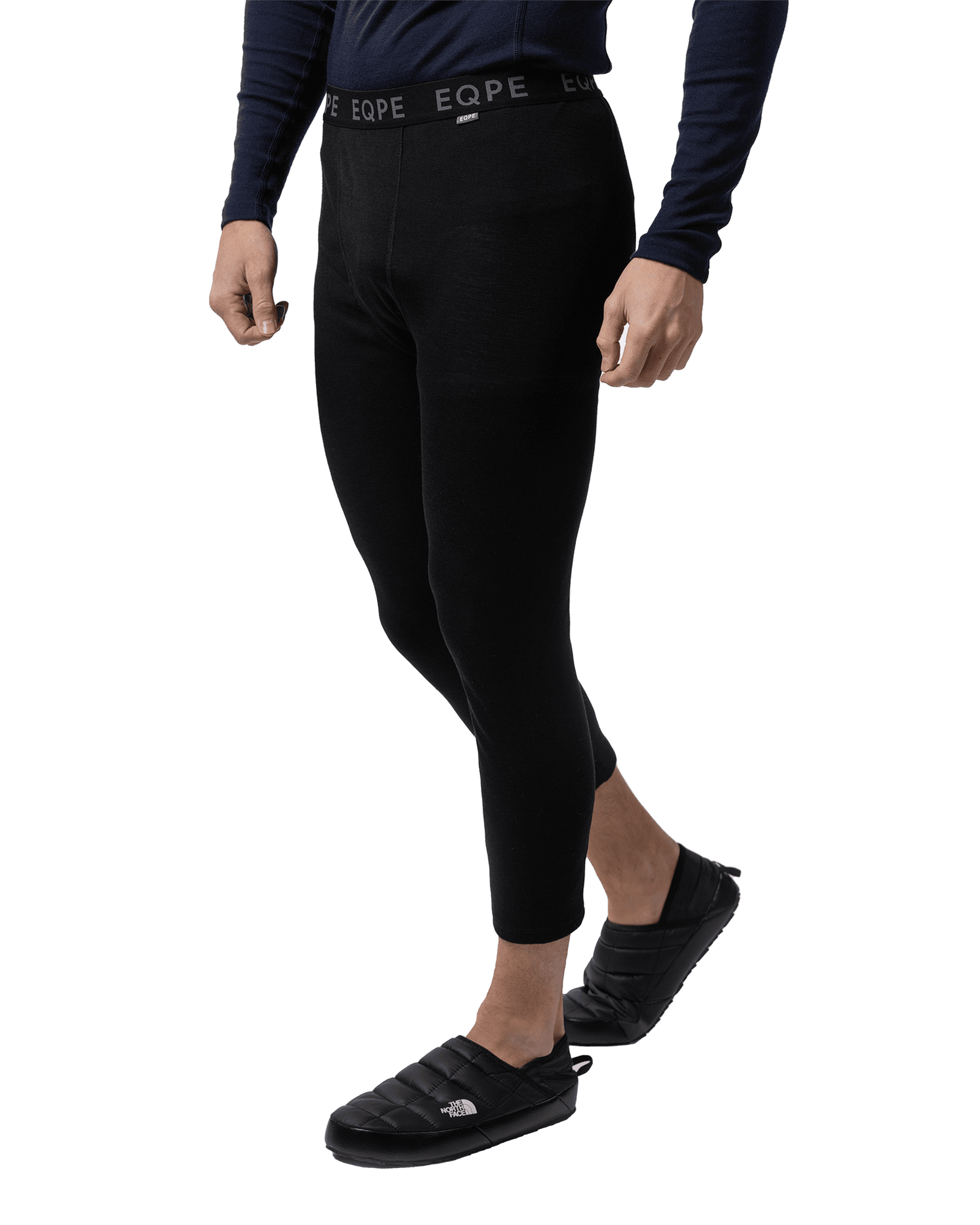 Aniu Wool 3/4 Pant M Deep Black