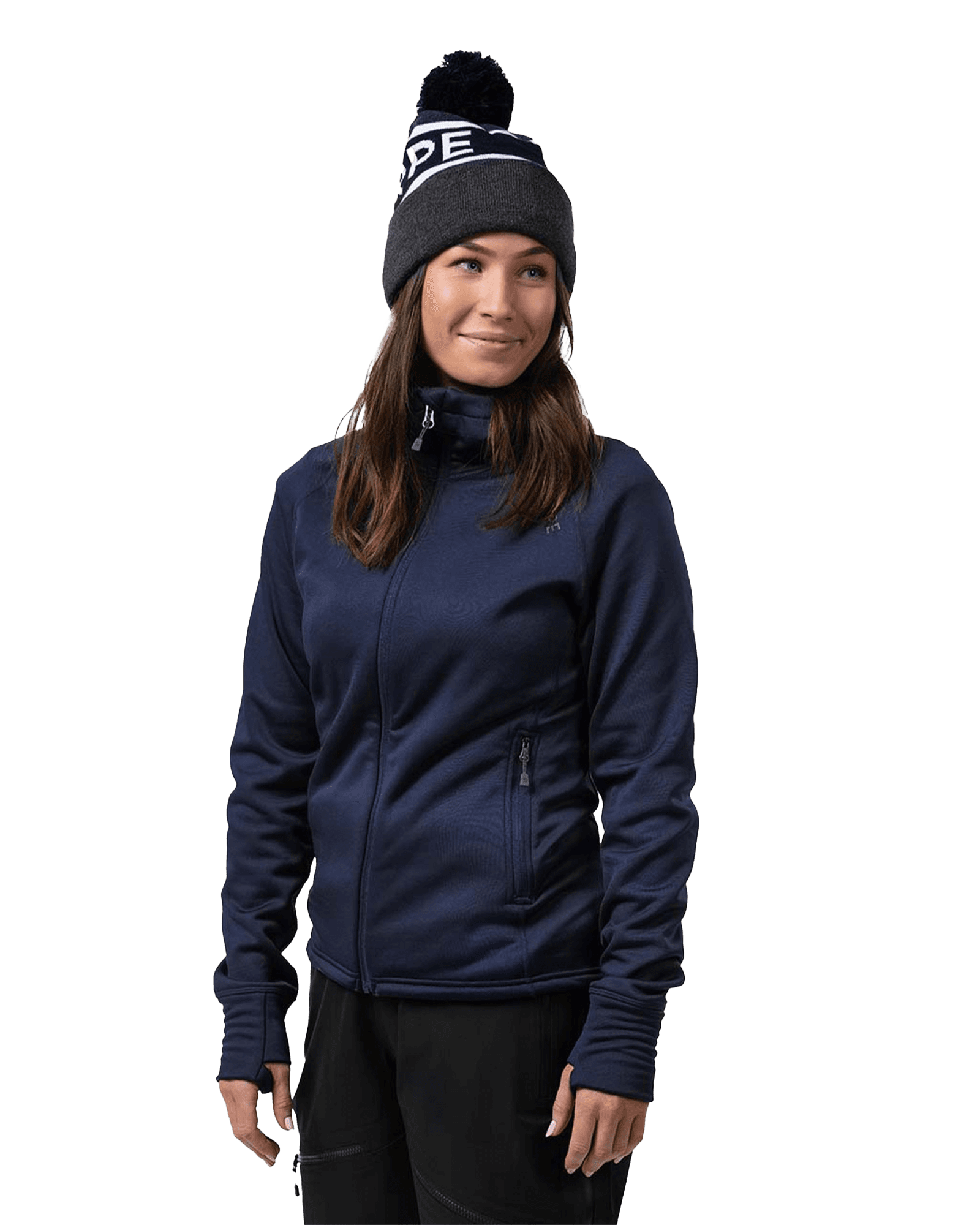 Gida Midlayer Hood W Navy Blazer