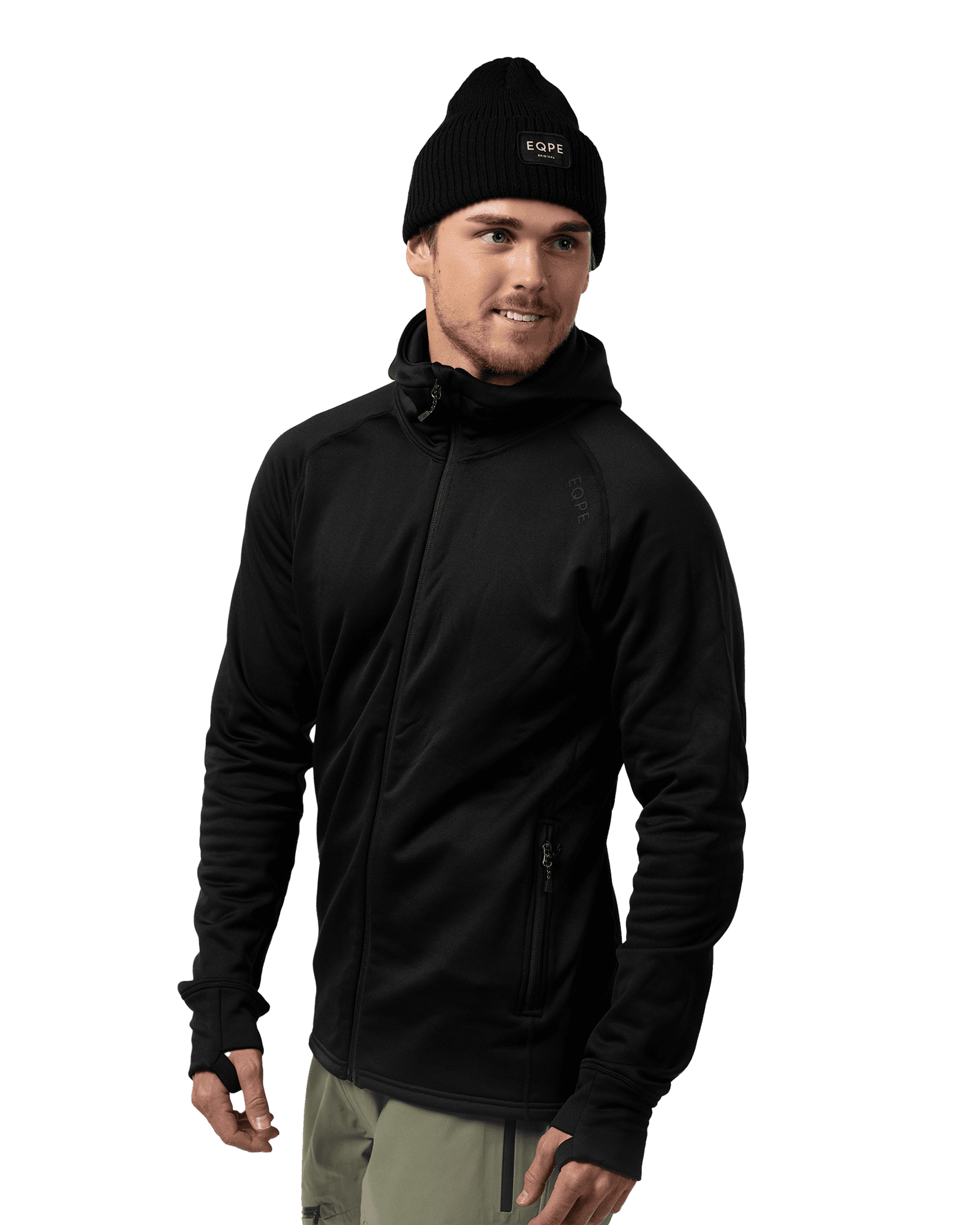 Habllek Midlayer Hood M Deep Black