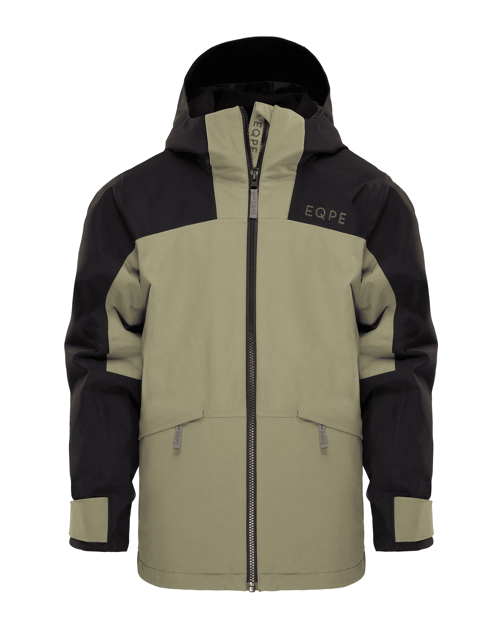 Qanuk Ridge Jacket JR Litchen Green/Deep Black