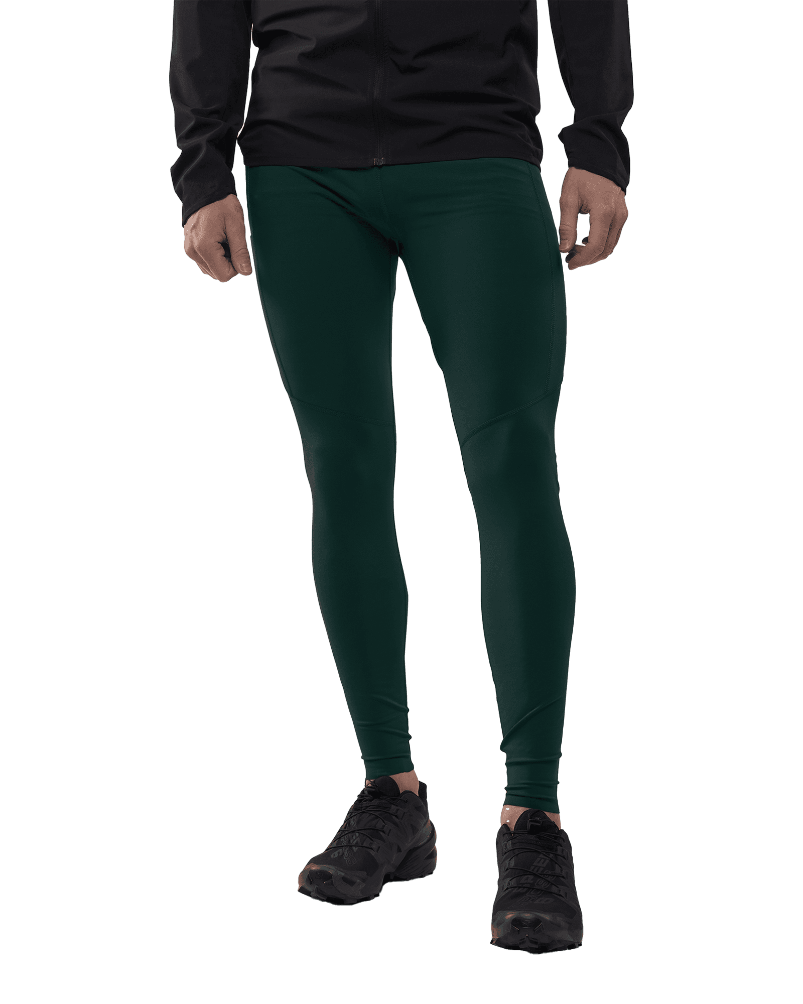 Bïelve Active Tights M Deep Forest Green