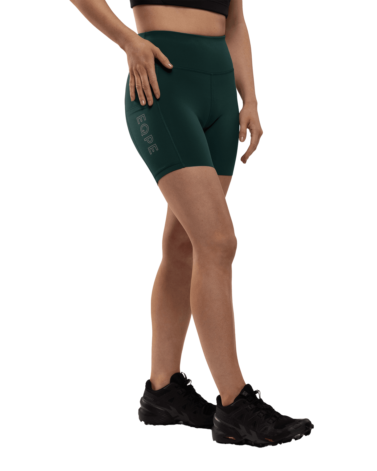 Bïelve Active Shorts W Deep Forest Green