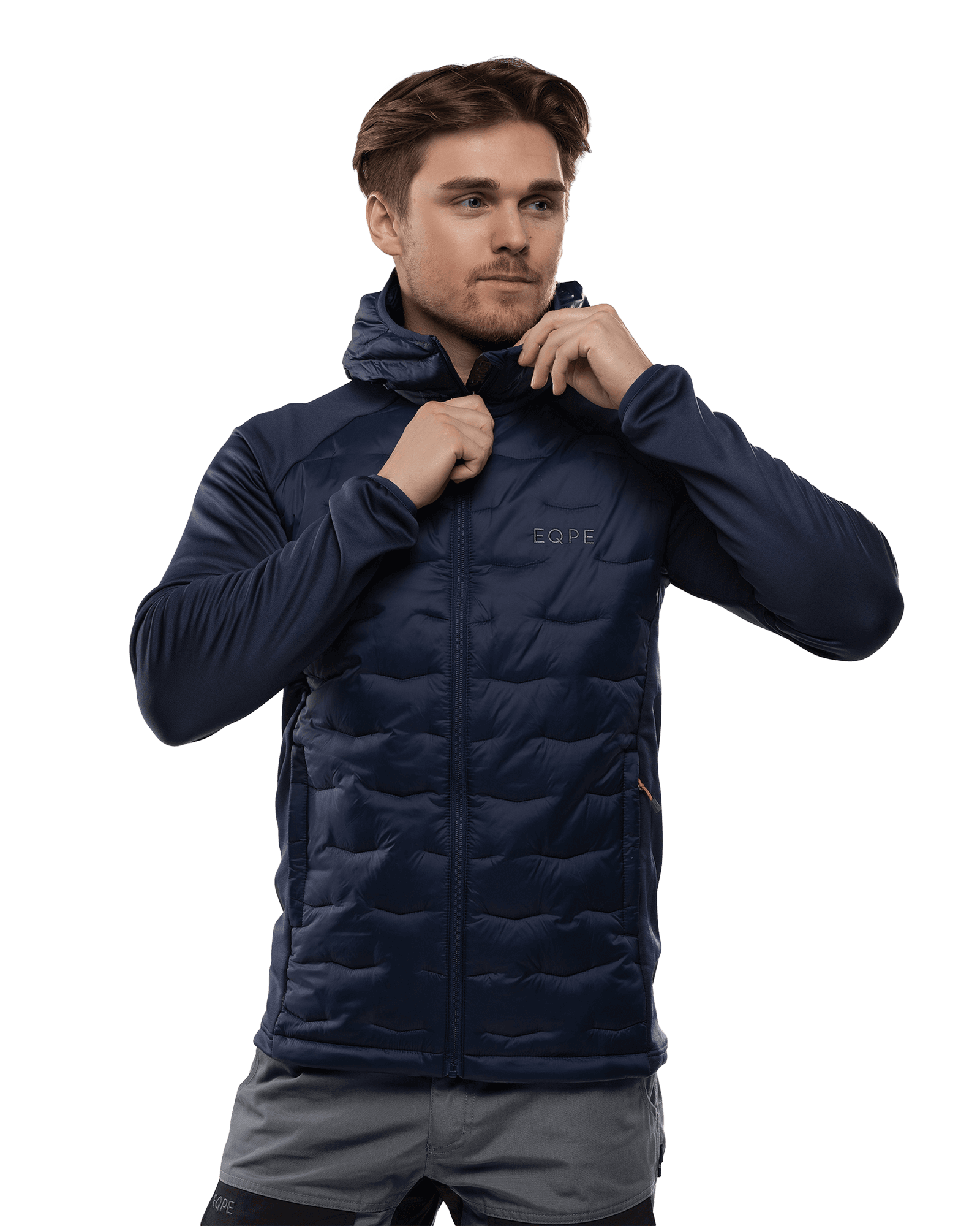 Habllek Hybrid Hood M Navy Blazer