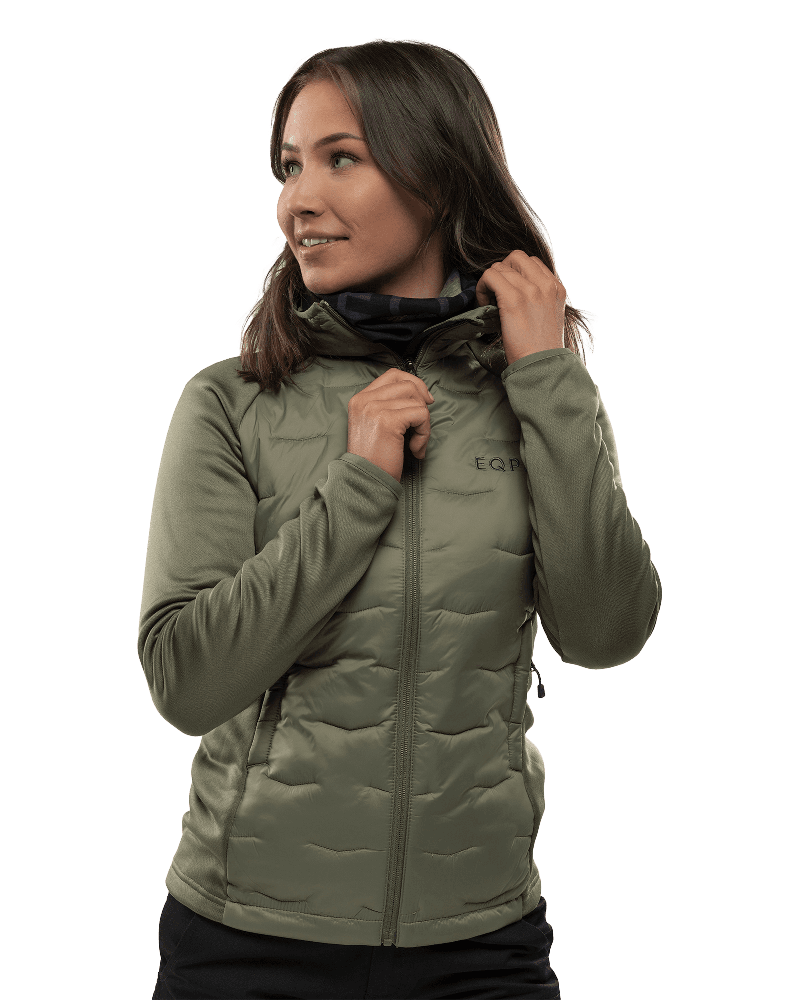 Gida Hybrid Hood W Lichen Green