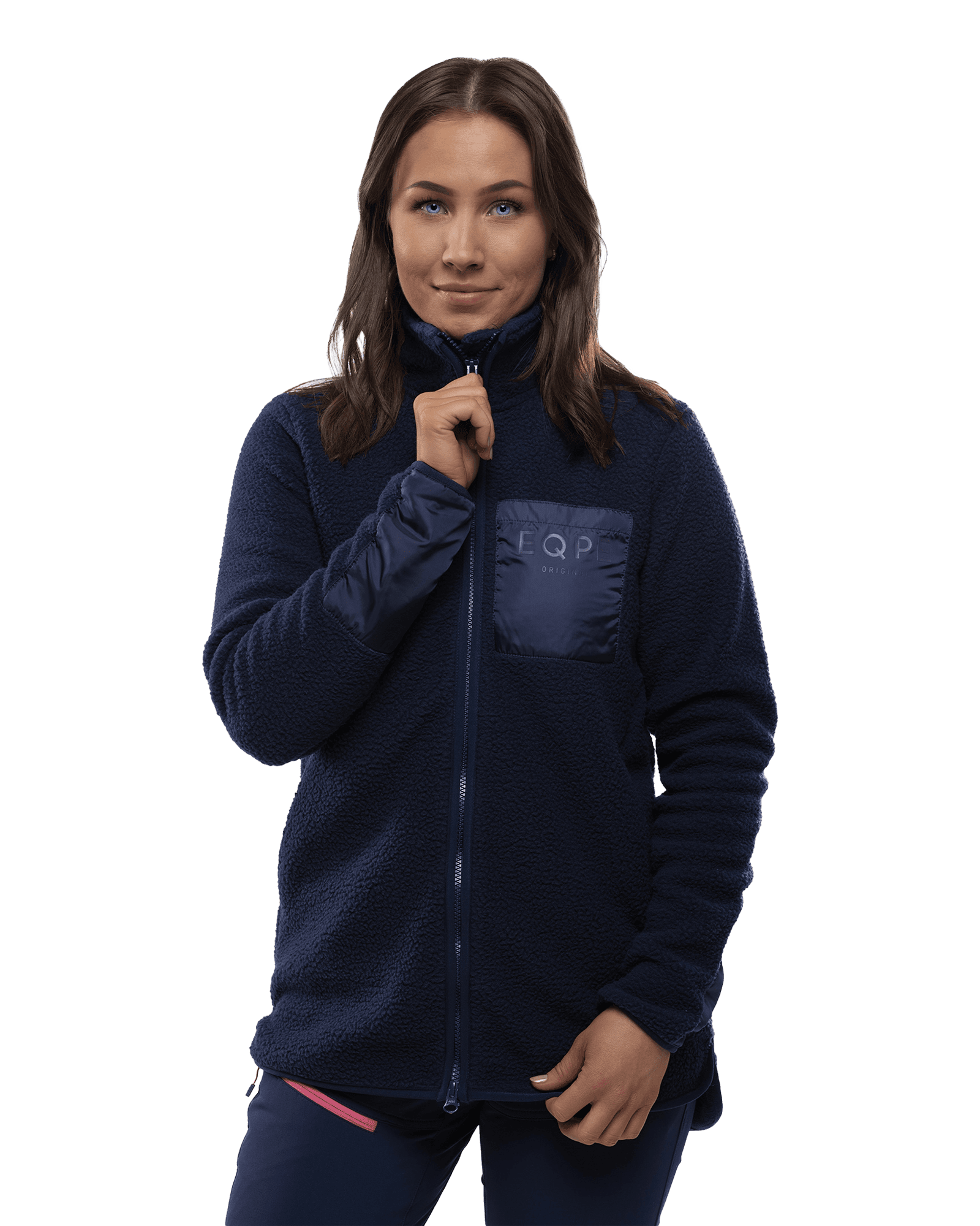 Gida Pile Jacket W Navy Blazer