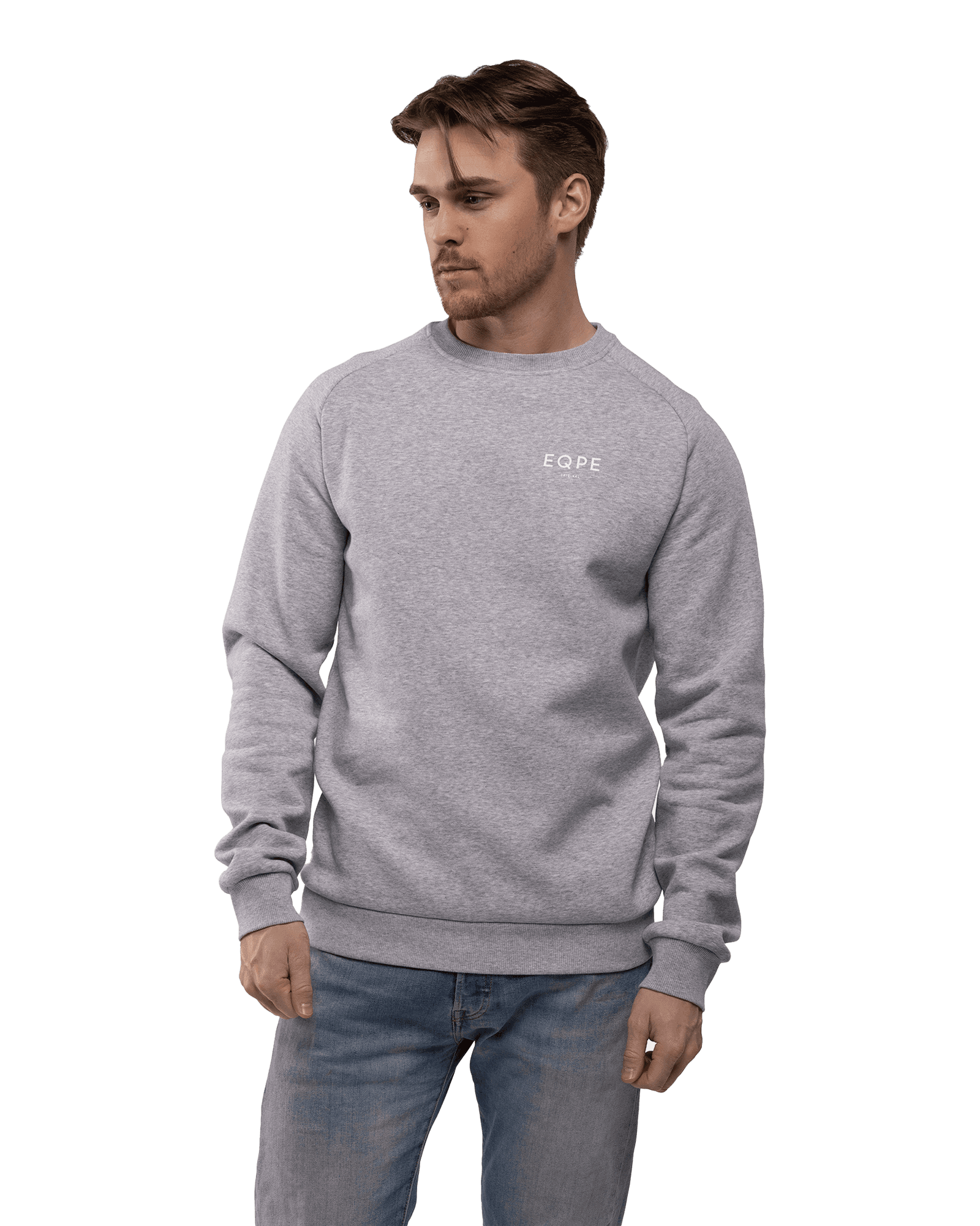 Slack Crew M Grey Melange