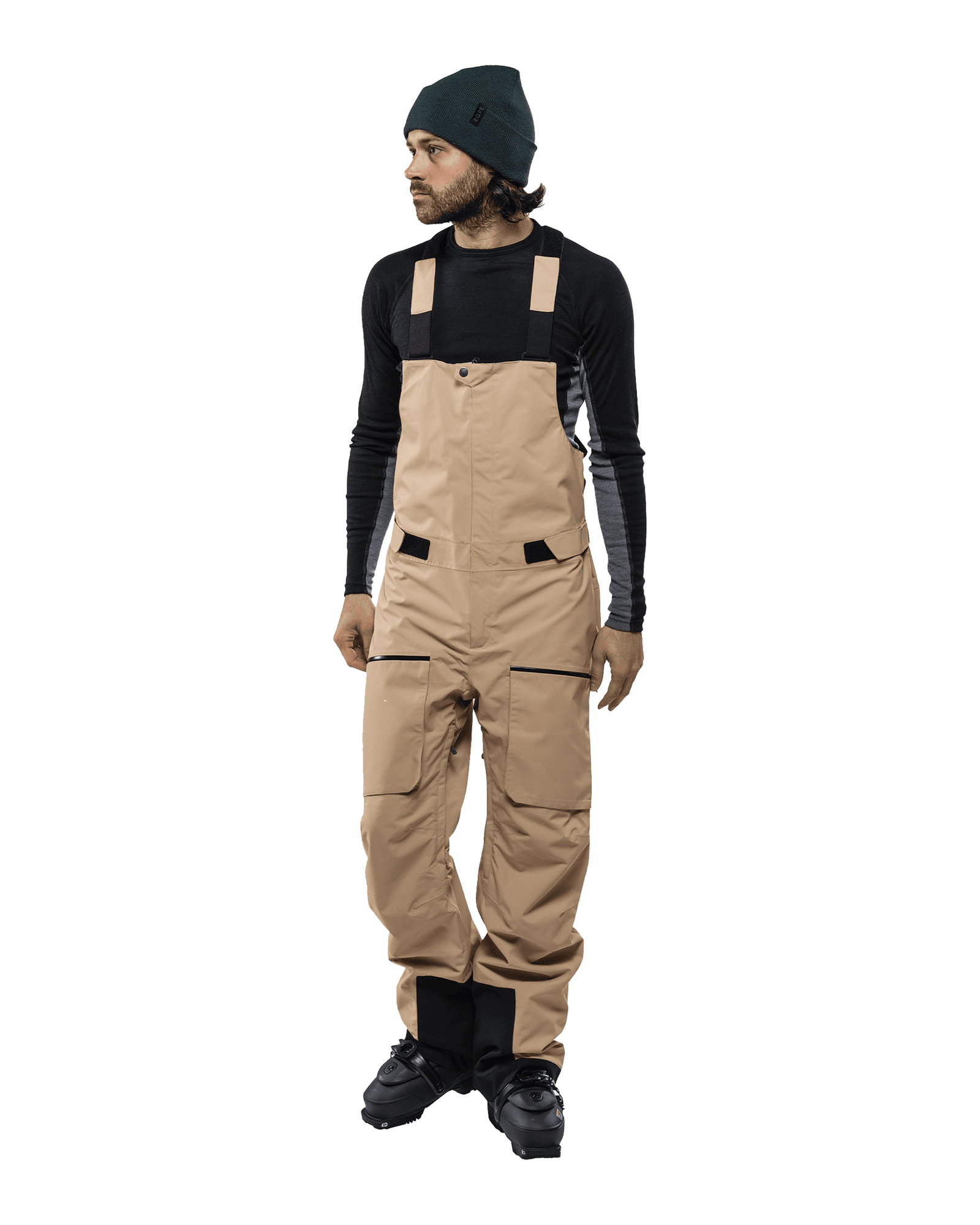 Habllek Bib Pant M Nordic Sand
