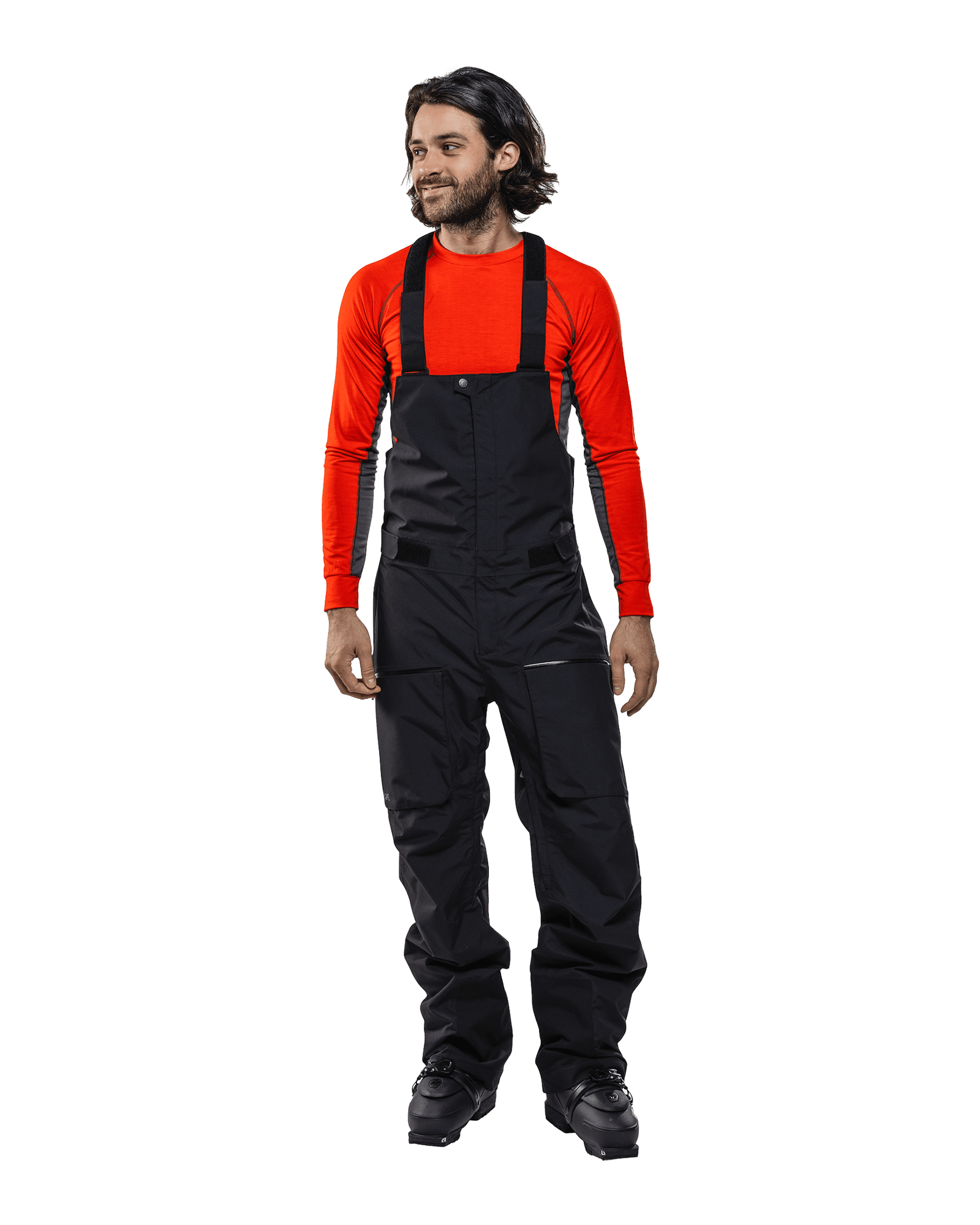Habllek Bib Pant M Deep Black