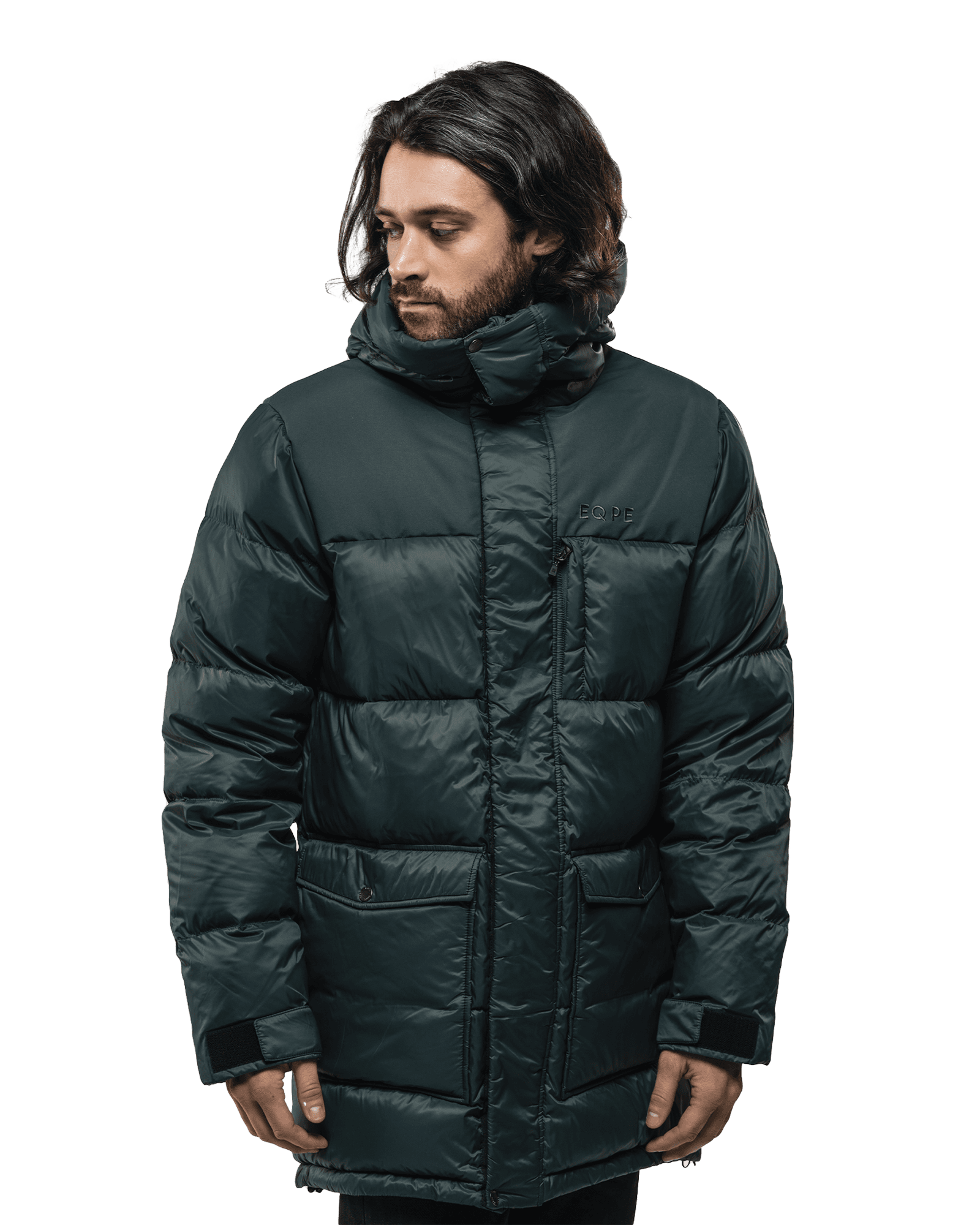 Habllek Down Parka M Deep Forest Green