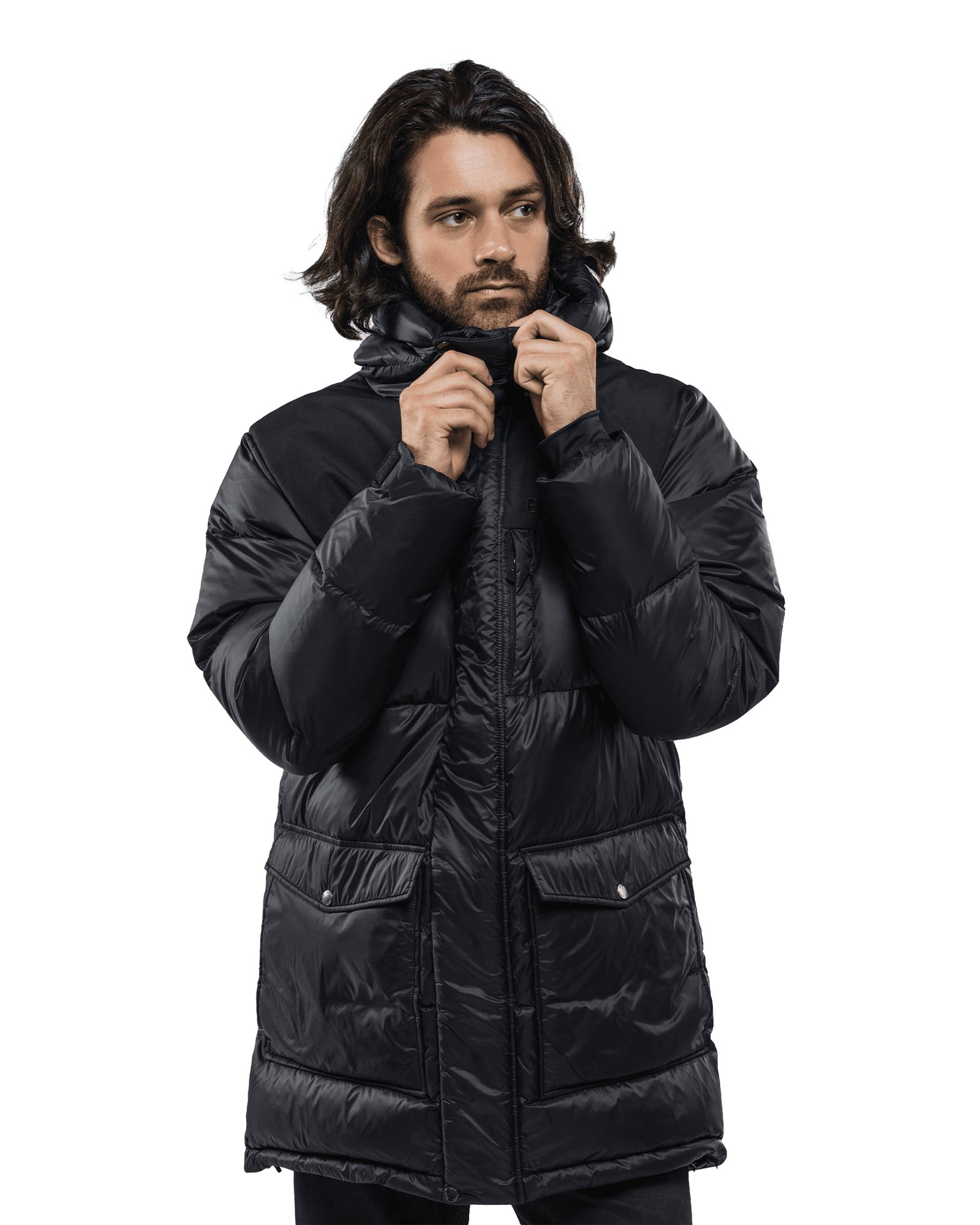 Habllek Down Parka M Deep Black