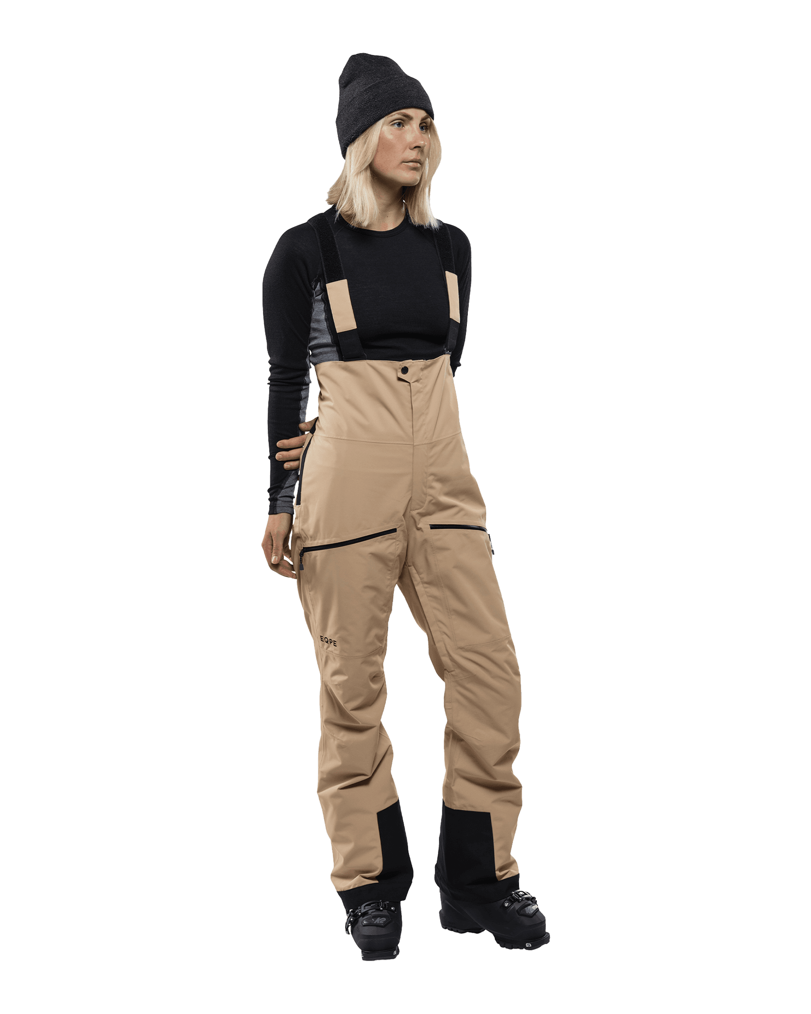 Gida Bib Pant W Nordic Sand
