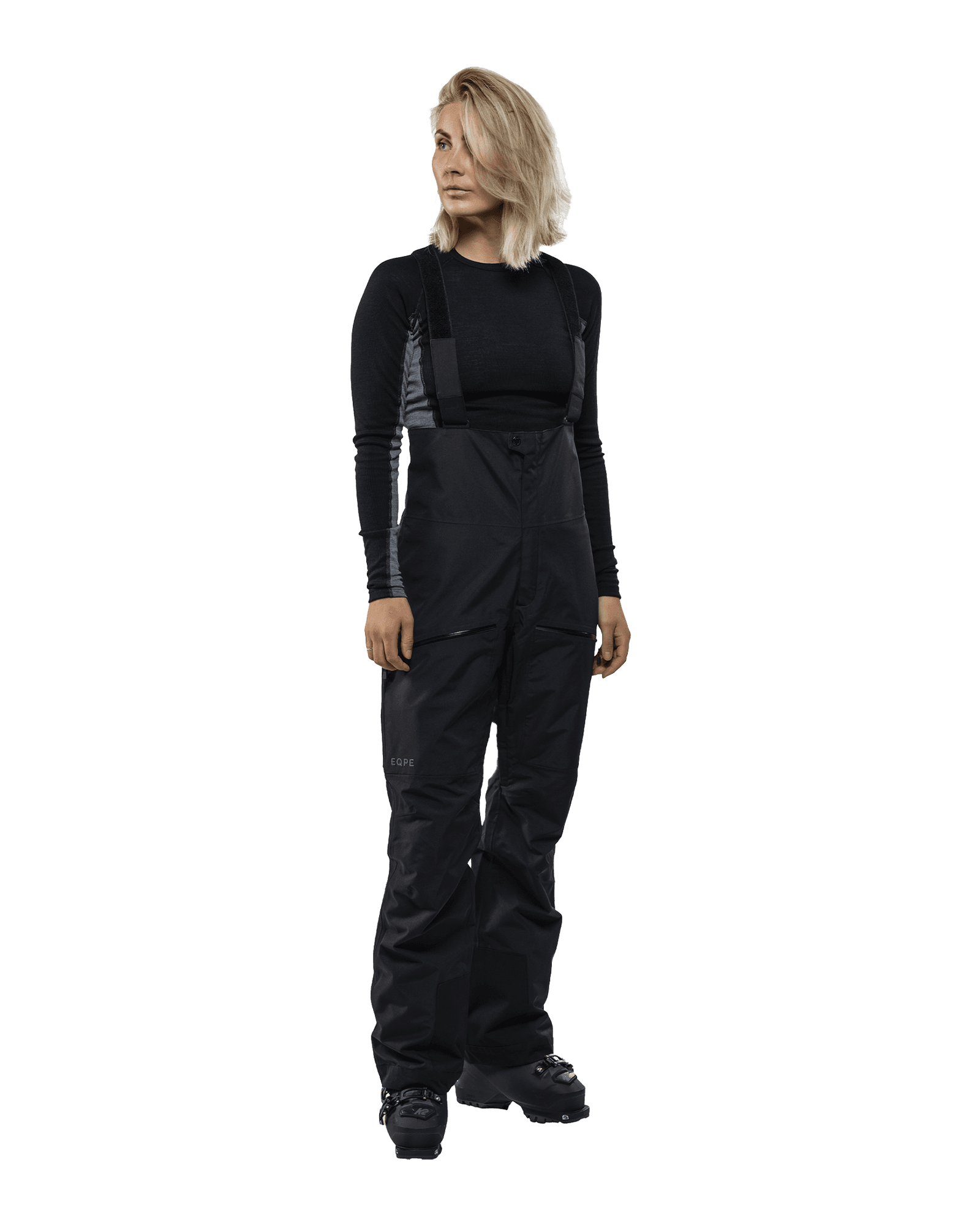 Gida Bib Pant W Deep Black