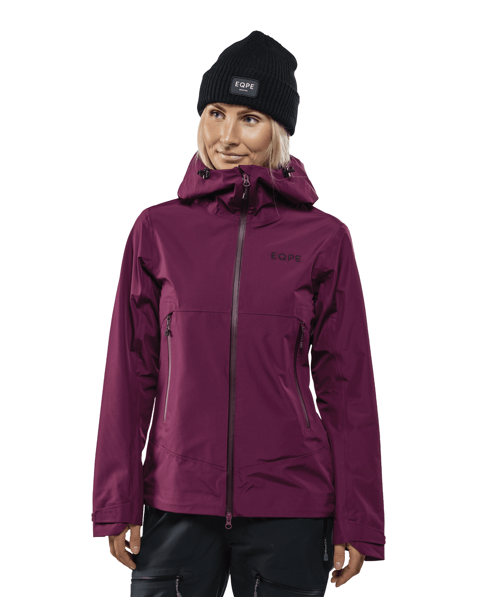 Gida Shell Jacket W Deep Plum