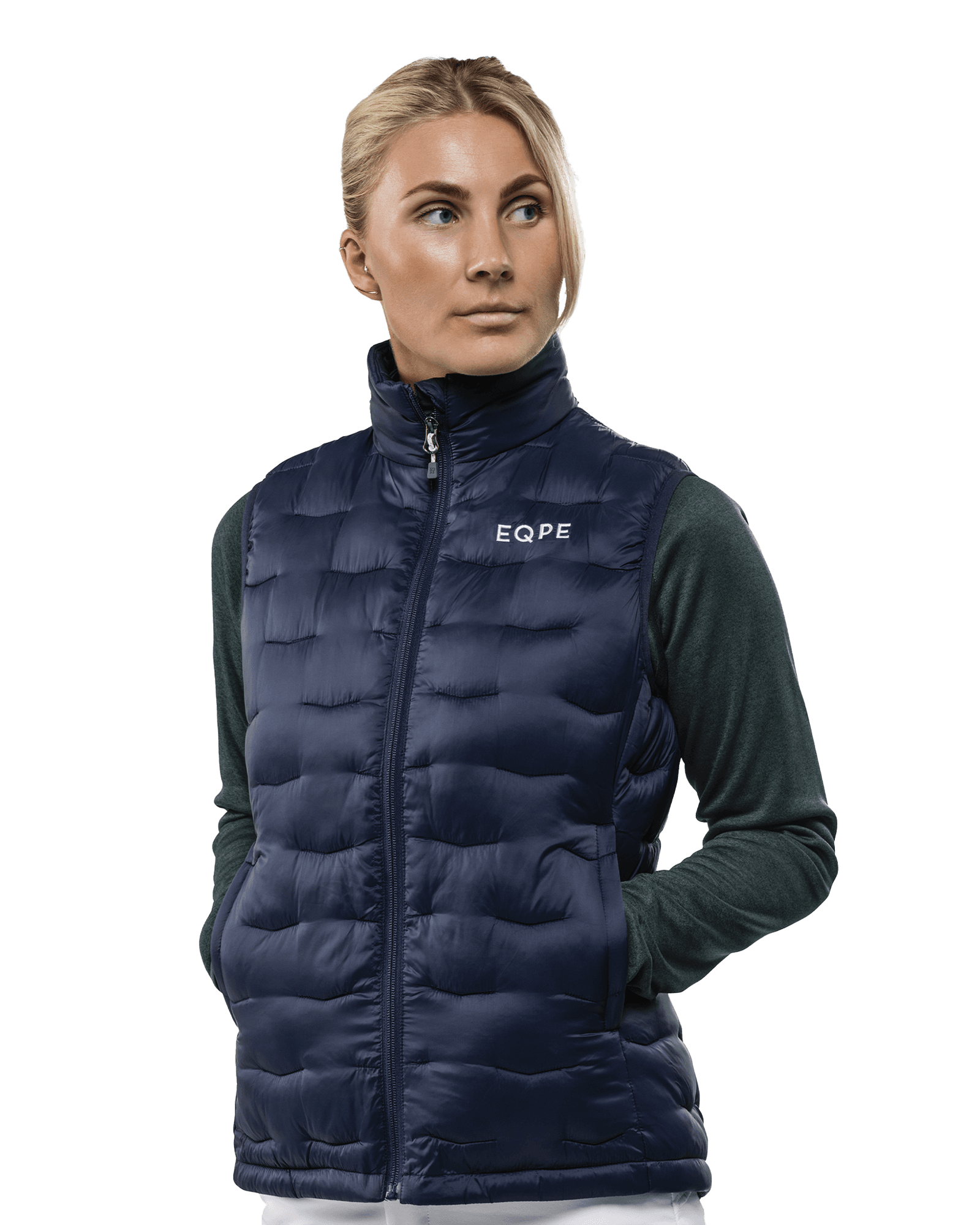 Gida Liner Vest W Navy Blazer