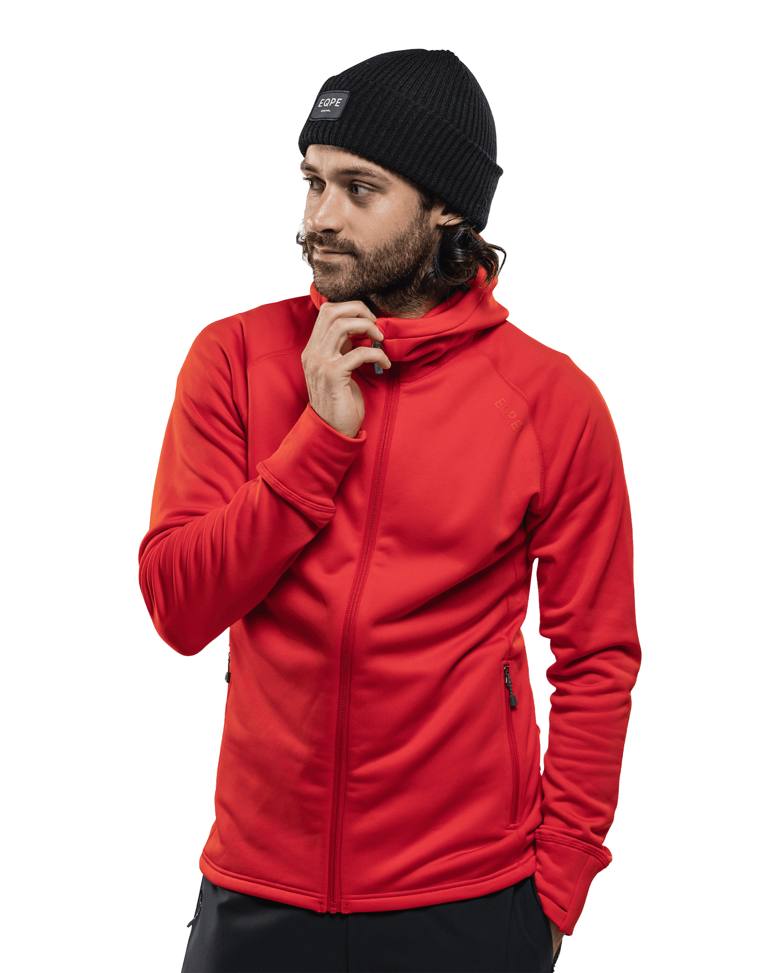Habllek Midlayer Hood M Fiery Orange