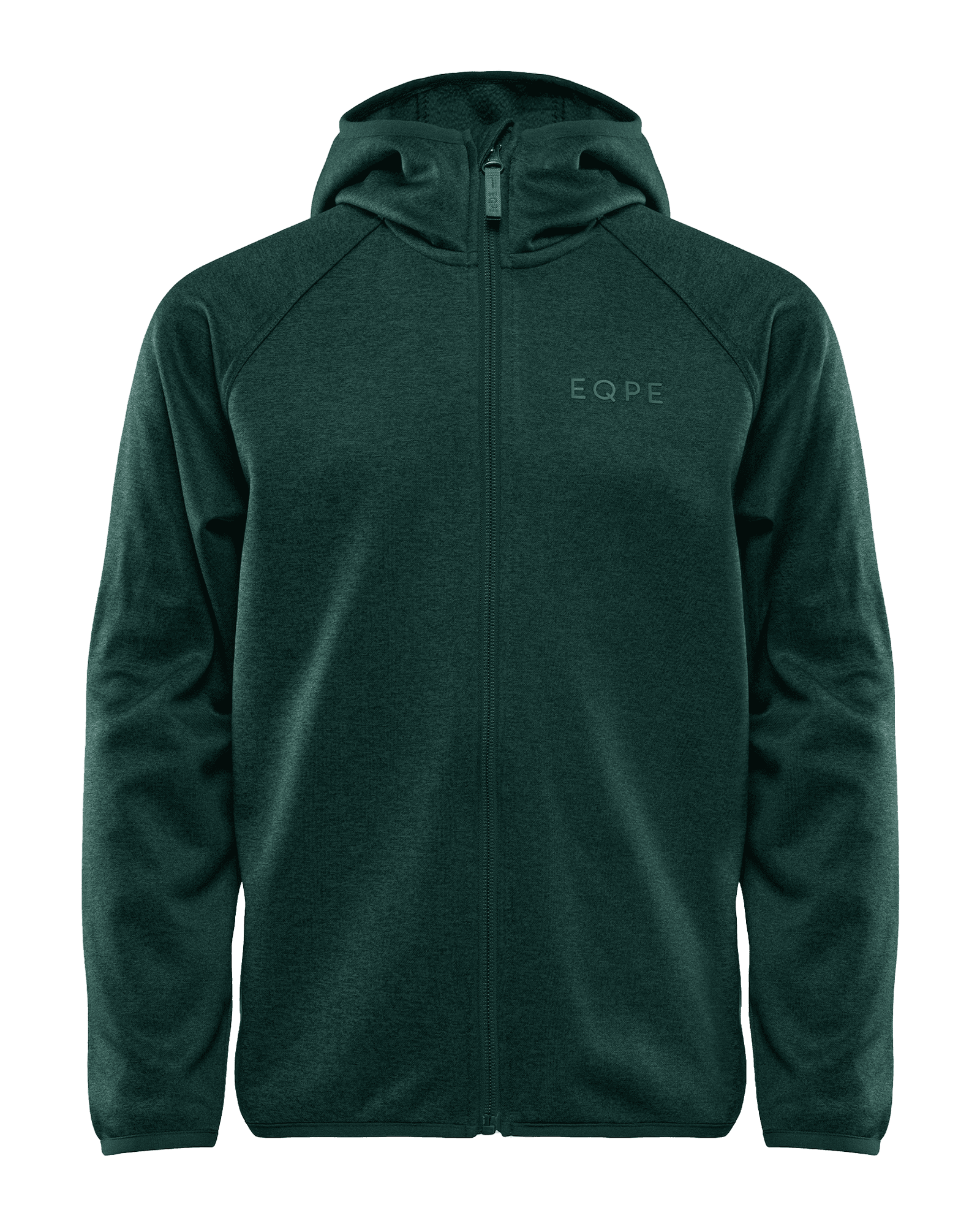 Qanuk Fleece Hood JR Forest Green Melange