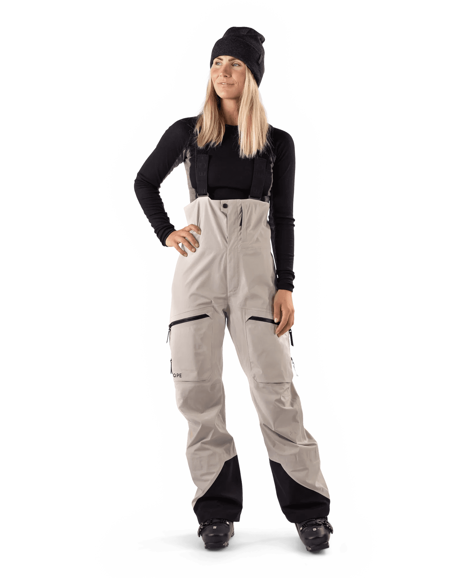 Rido Bib Shell Pant W Limestone