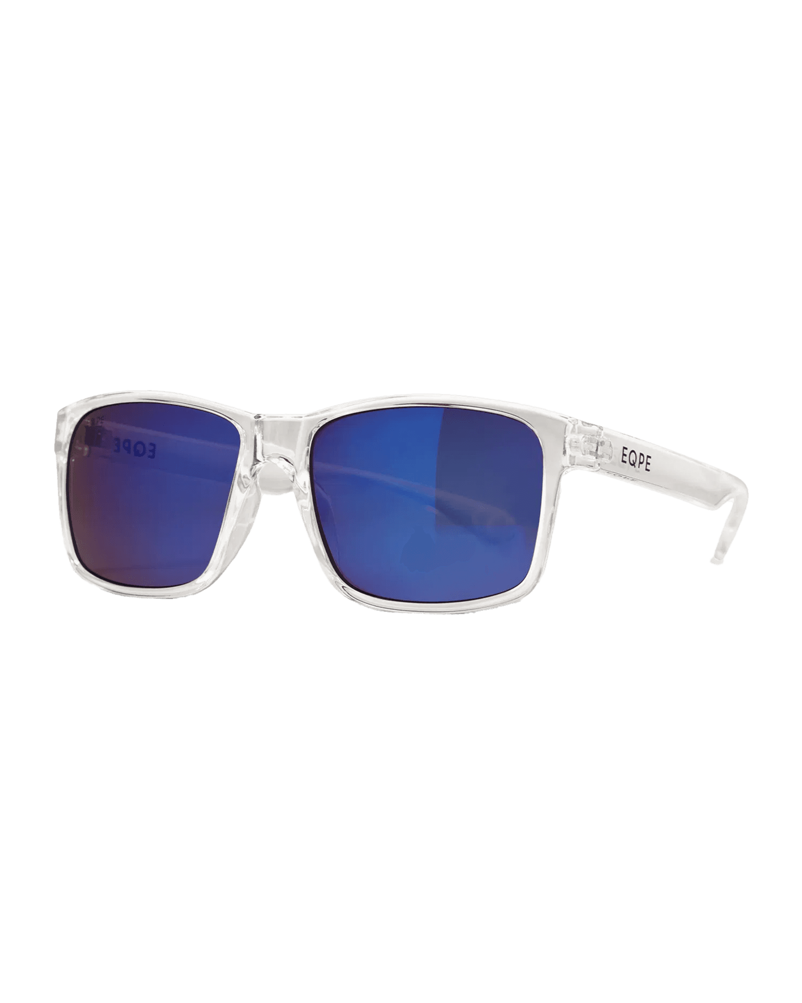 Equal Sunnies Clear Blue Multi