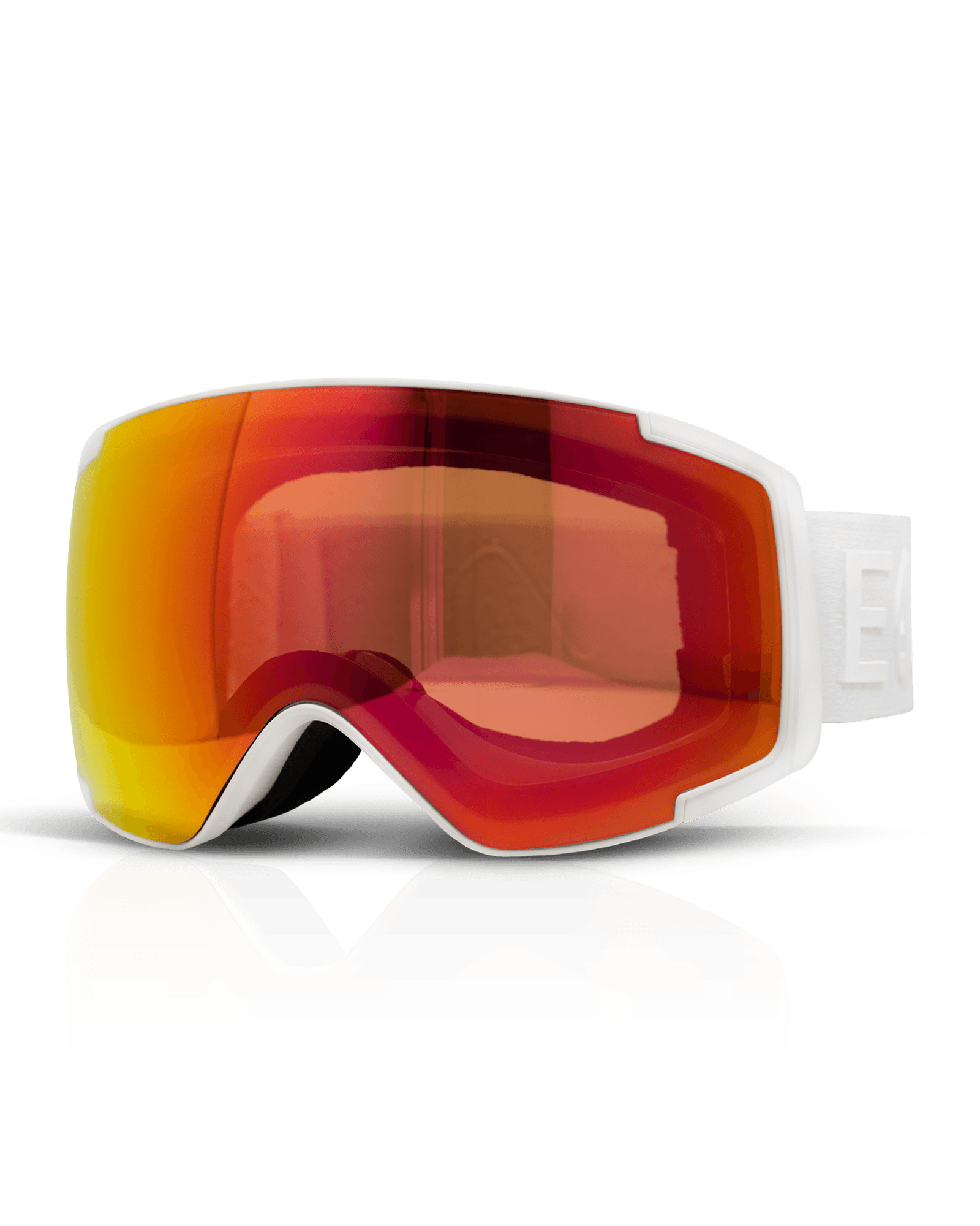 Sharp Small Face White Orange/Red Multi