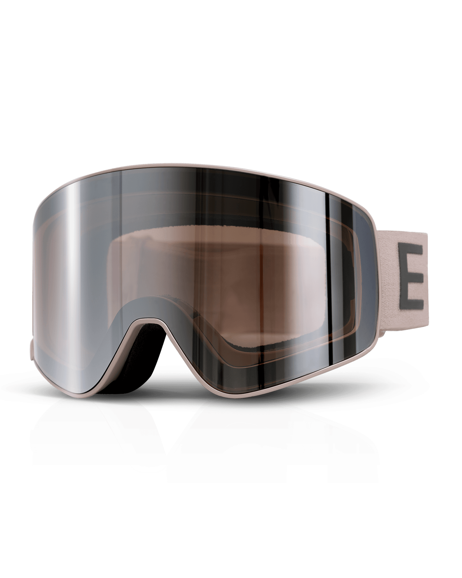 Sight Magnetic Small Face Matte Sepia Rose Smoke Silver Mirror + Purple X-tra