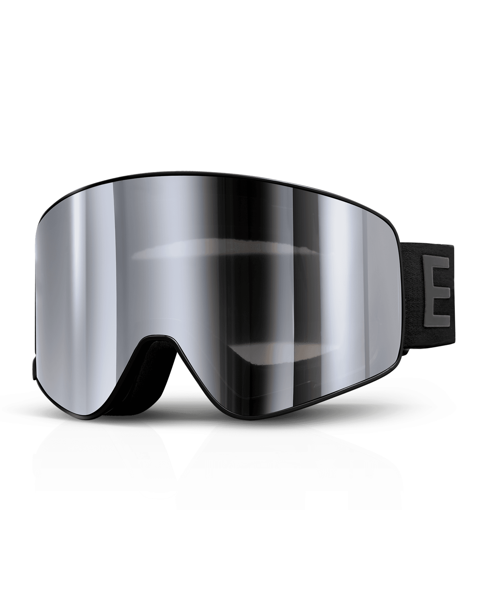 Sight Magnetic Small Face Deep Black-Smoke/Silver Mirror + Clear