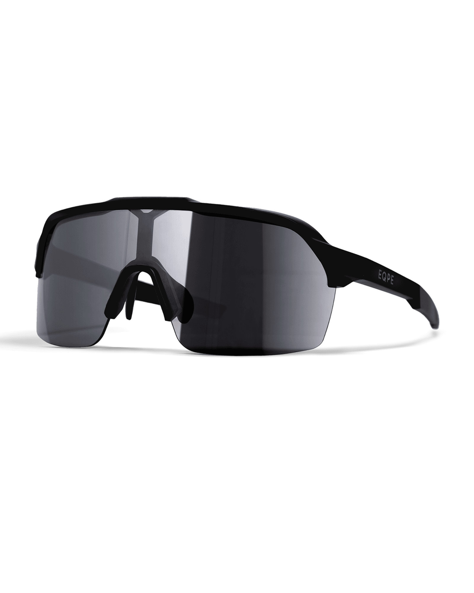 Athletic Half Frame Black-Smoke / Silver Mirror