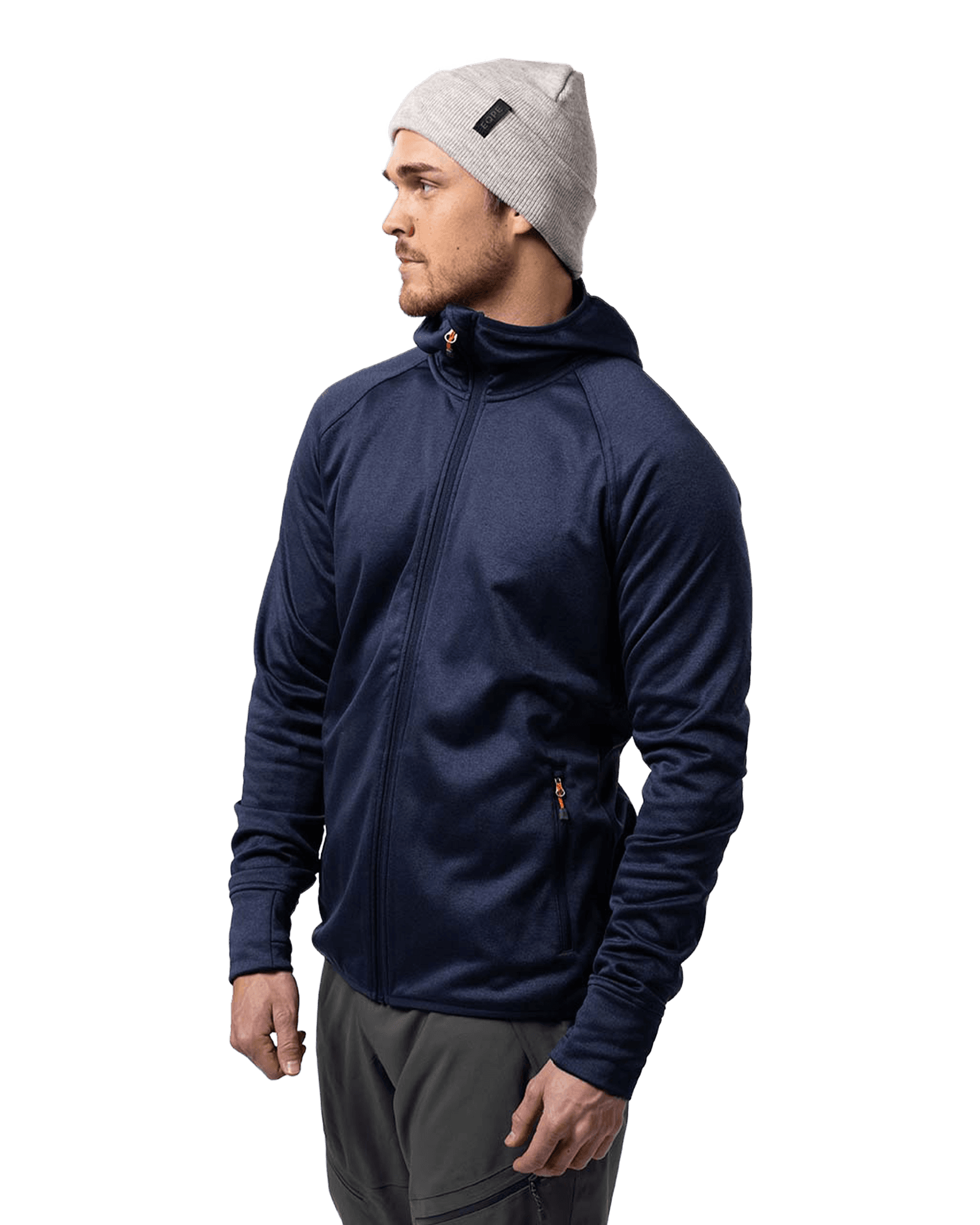 Habllek Fleece Hood M Navy Blazer