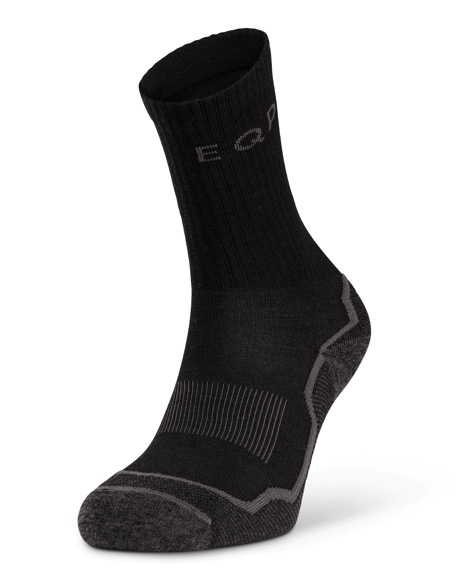 Mid Merino Sock SR Deep Black