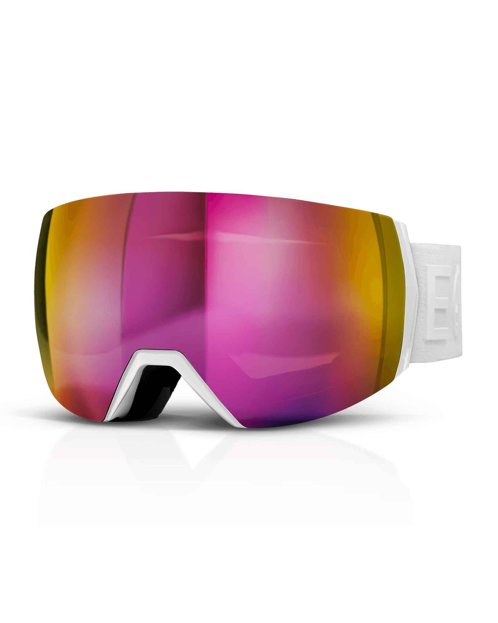 Stealth Magnetic OTG Bright White-Smoke/Pink Multi + Clear Rose Extra Lens