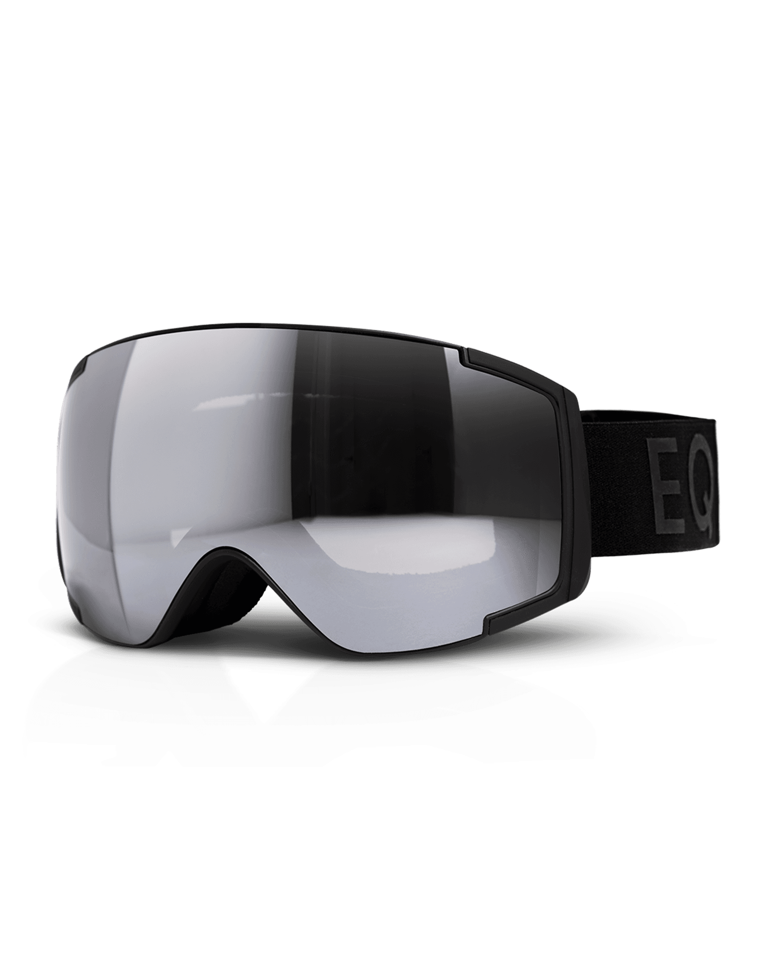 Sharp Small Face Deep Black-Smoke/Silver Mirror