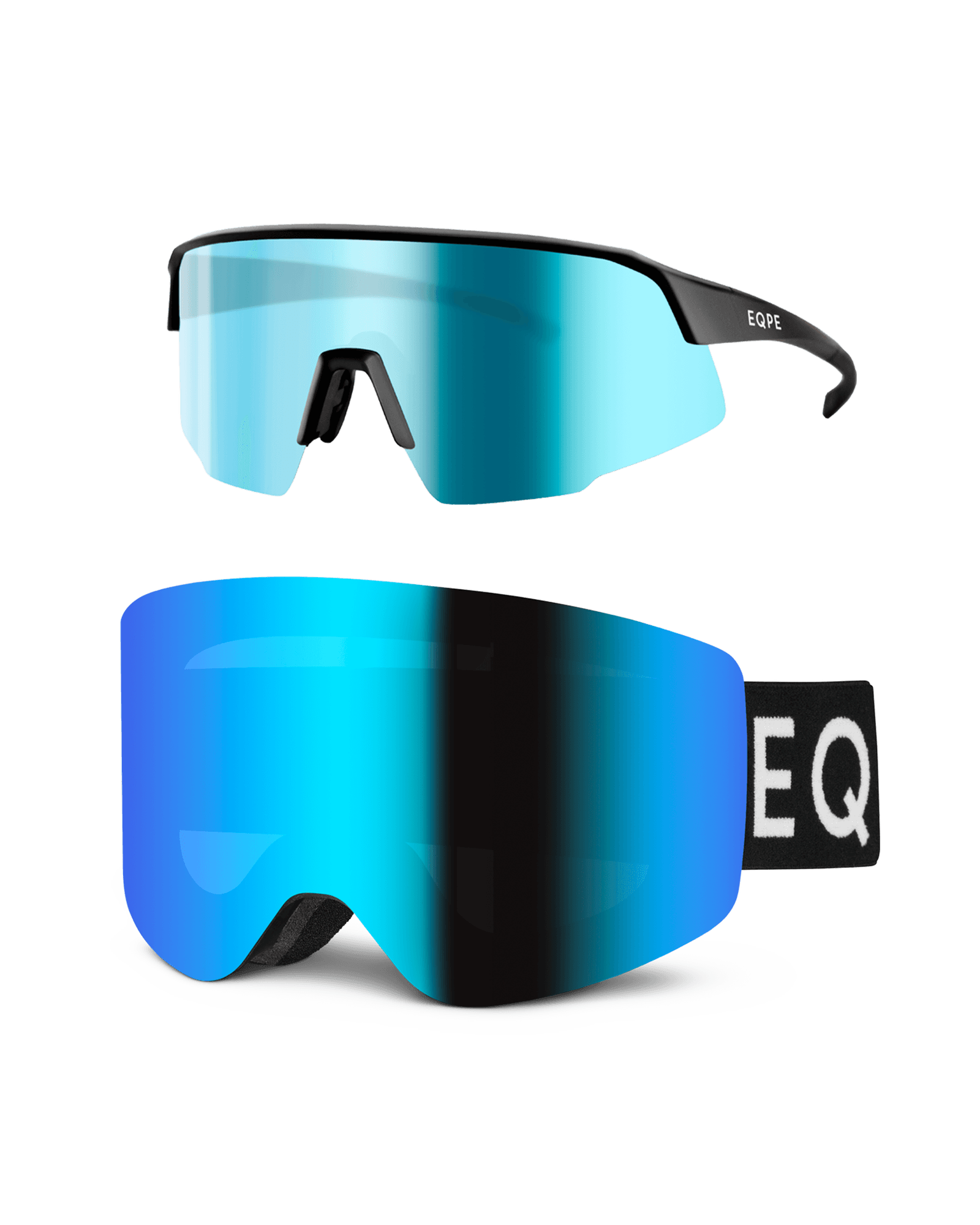 Vision Black Ski Goggle + Ahtletic sunglasses