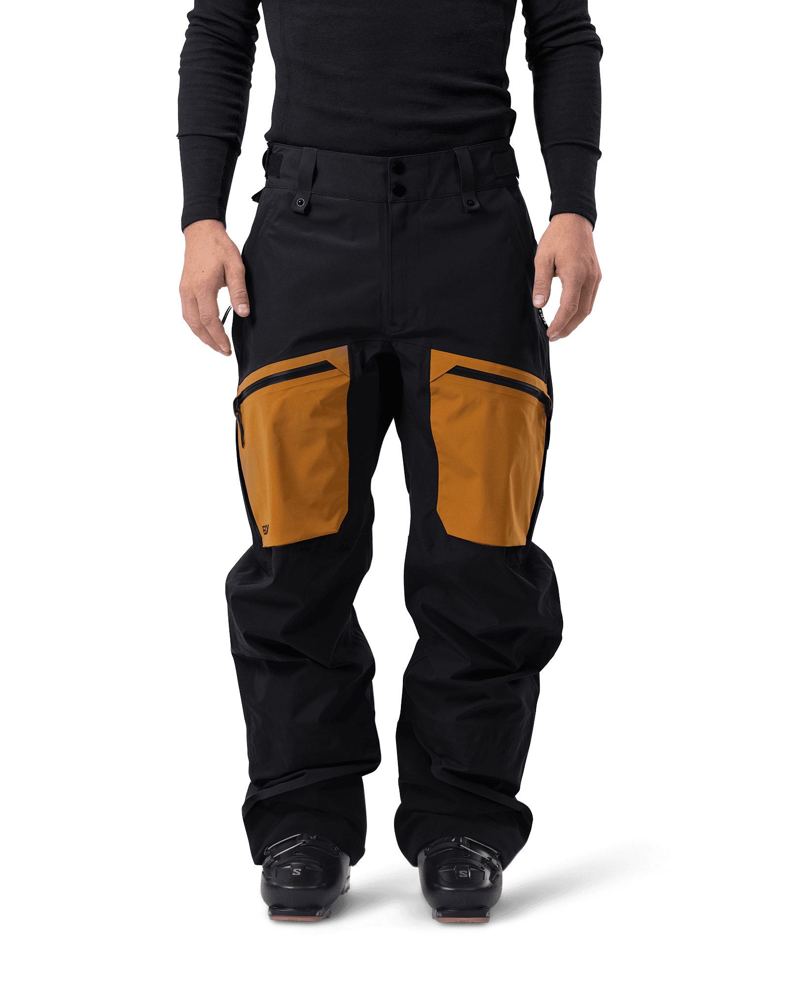 Rido Shell Pant 2.0 M Deep Black/Autumn Leaf