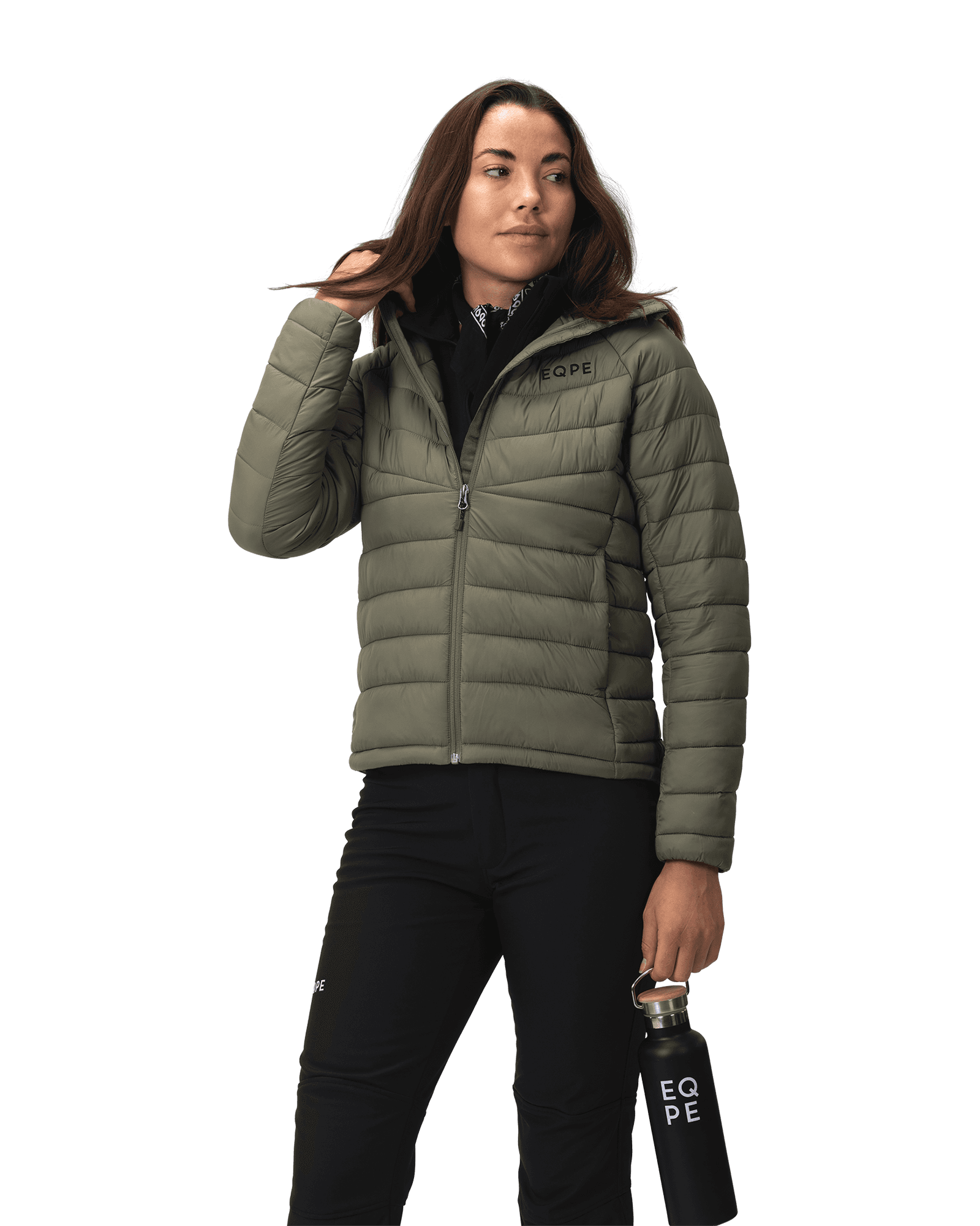 Crust Liner Hood W Lichen Green