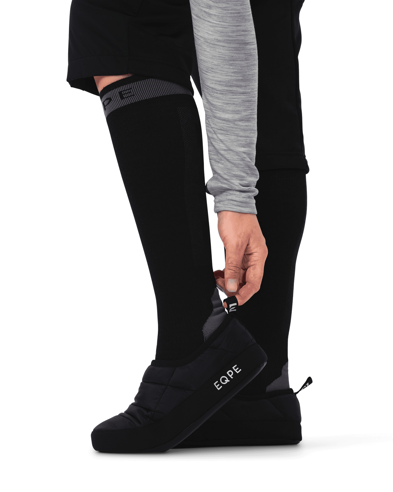 Cabin Puffer Slipper Deep Black