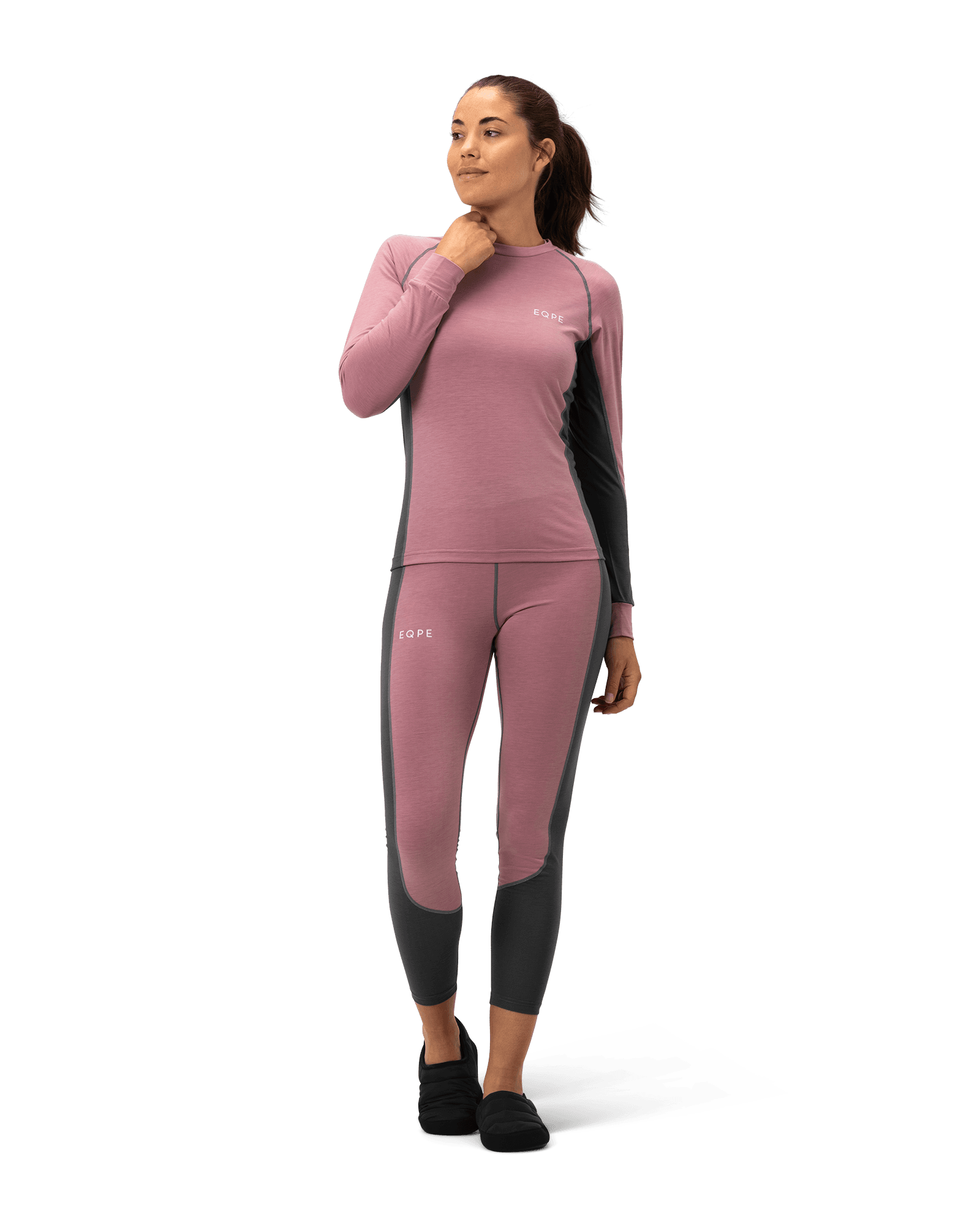 Haze Baselayer Set W Heather Rose/Iron Grey