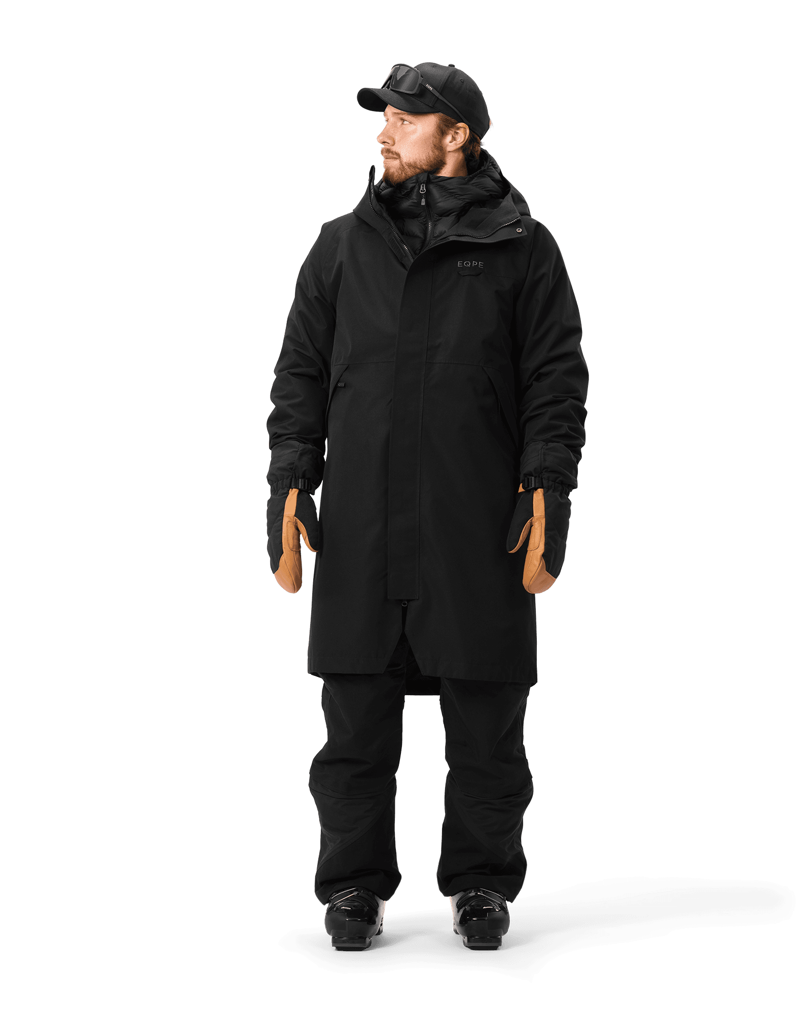 Alpine Rain Coat Deep Black
