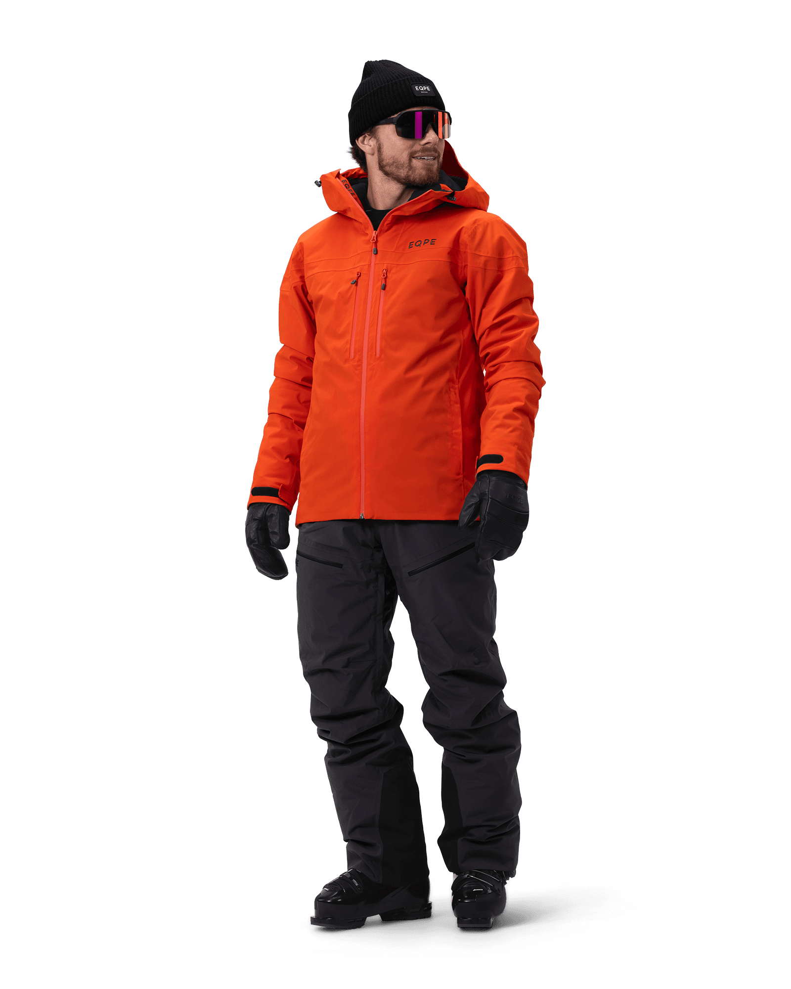 Descent Ski Set M Fiery Orange