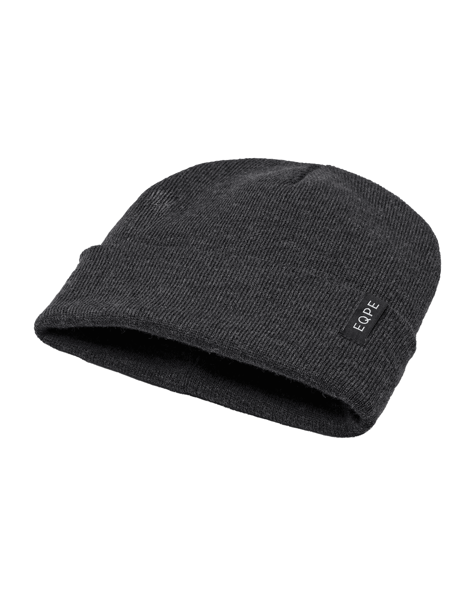 Åppås Foldable Beanie Deep Black Melange